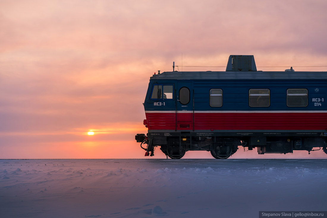 Самая северная железная дорога в мире - Железная Дорога, Ямал, Лабытнанги, Бованенково, Север, Газпром, Тундра, Вахта, Карское море, Длиннопост