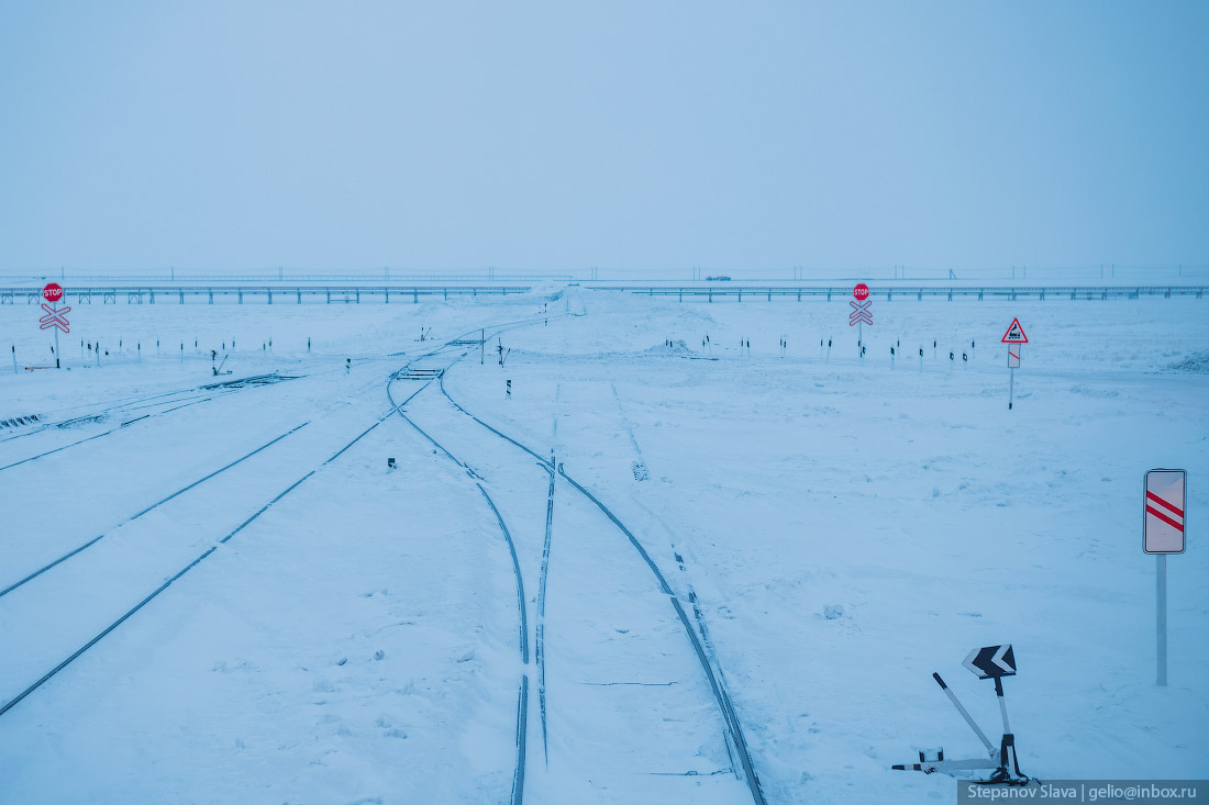 The northernmost railway in the world - Railway, Yamal, Labytnangi, Bovanenkovo, North, Gazprom, Tundra, Watch, Kara Sea, Longpost