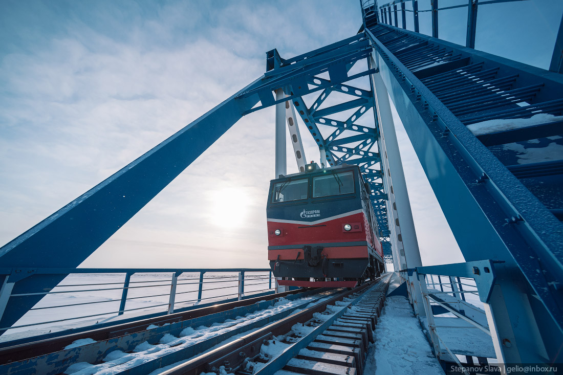 The northernmost railway in the world - Railway, Yamal, Labytnangi, Bovanenkovo, North, Gazprom, Tundra, Watch, Kara Sea, Longpost