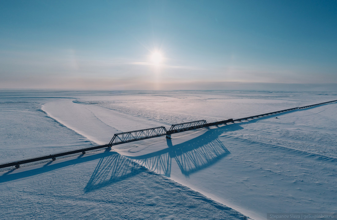 The northernmost railway in the world - Railway, Yamal, Labytnangi, Bovanenkovo, North, Gazprom, Tundra, Watch, Kara Sea, Longpost