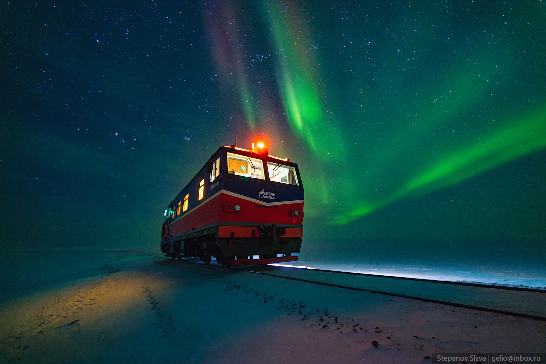 The northernmost railway in the world - Railway, Yamal, Labytnangi, Bovanenkovo, North, Gazprom, Tundra, Watch, Kara Sea, Longpost