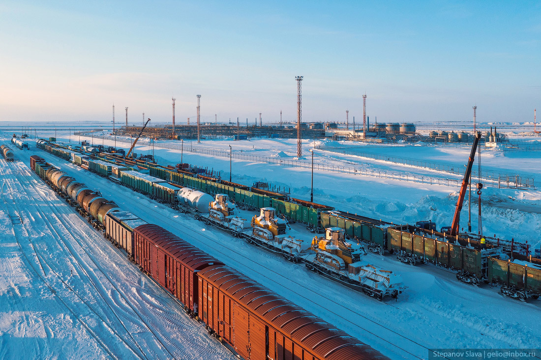 The northernmost railway in the world - Railway, Yamal, Labytnangi, Bovanenkovo, North, Gazprom, Tundra, Watch, Kara Sea, Longpost