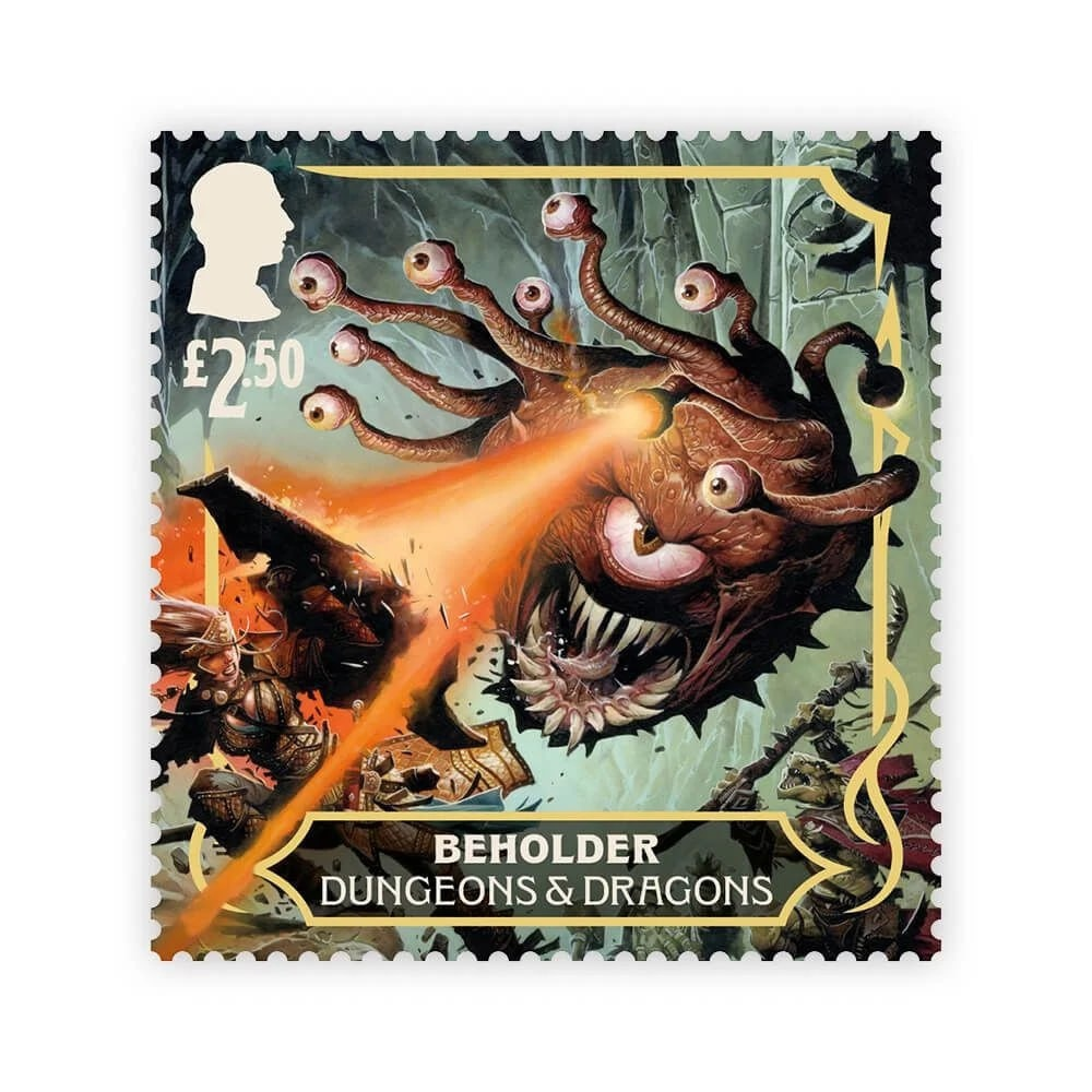 The UK's Royal Mail will release a set of postage stamps to commemorate the anniversary of the Dungeons & Dragons brand. - Dungeons & dragons, Stamps, Great Britain, VKontakte (link), Longpost