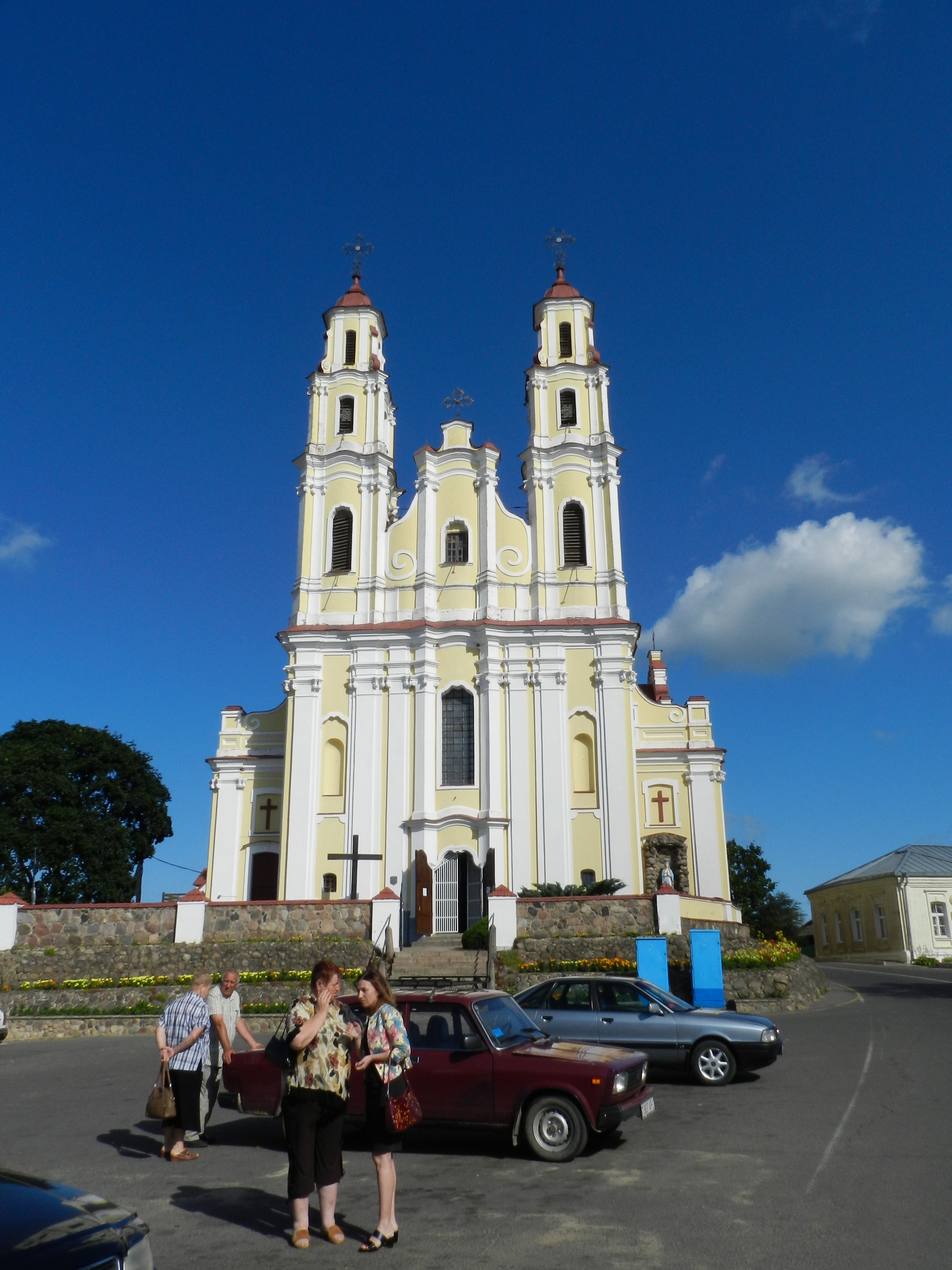 Twins in Glubokoye - My, Road trip, Republic of Belarus, Vitebsk region, Deep, Temple, Longpost