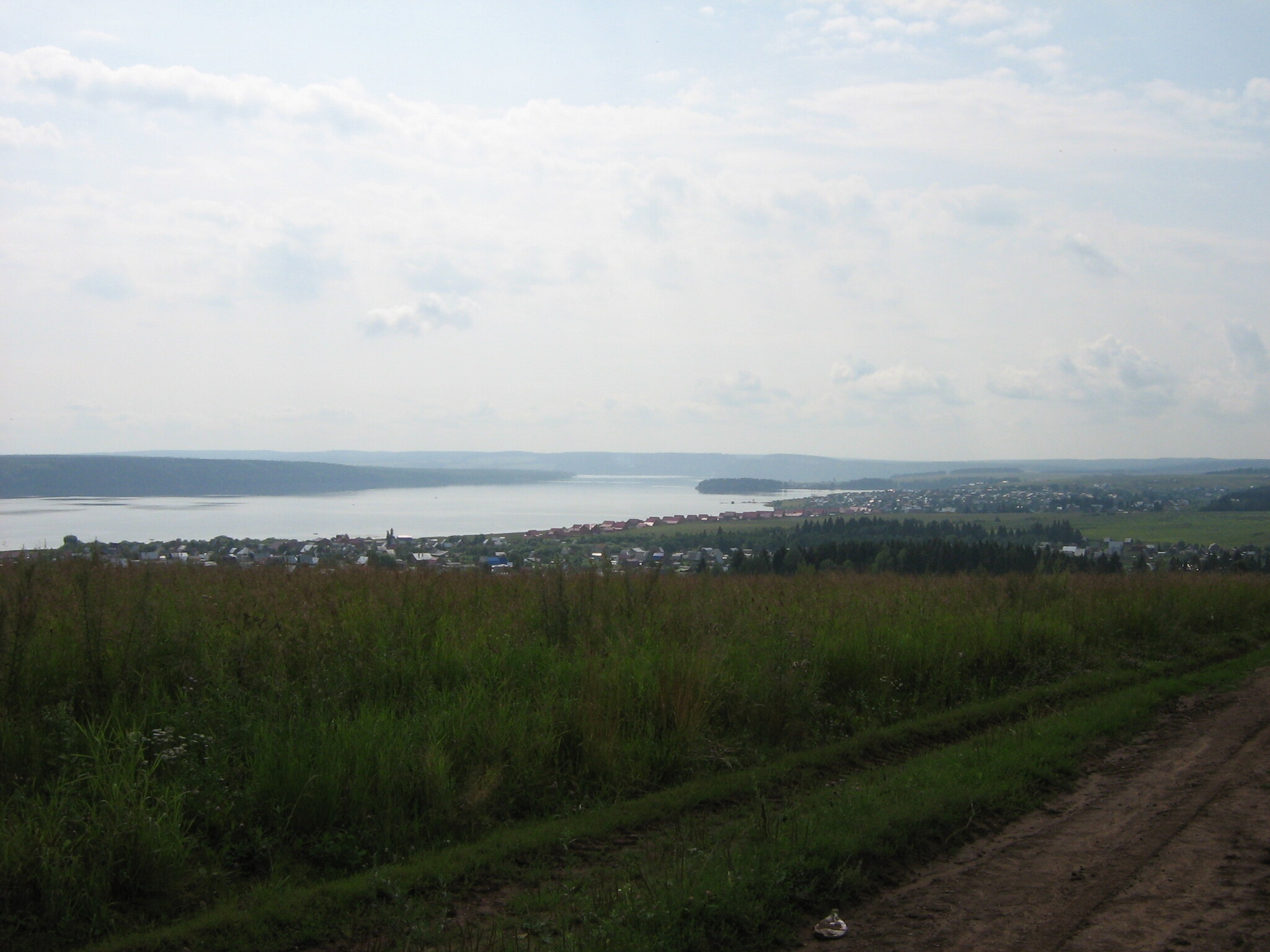 Nature of the Perm region - Kama and the road - My, Travels, Nature, The photo