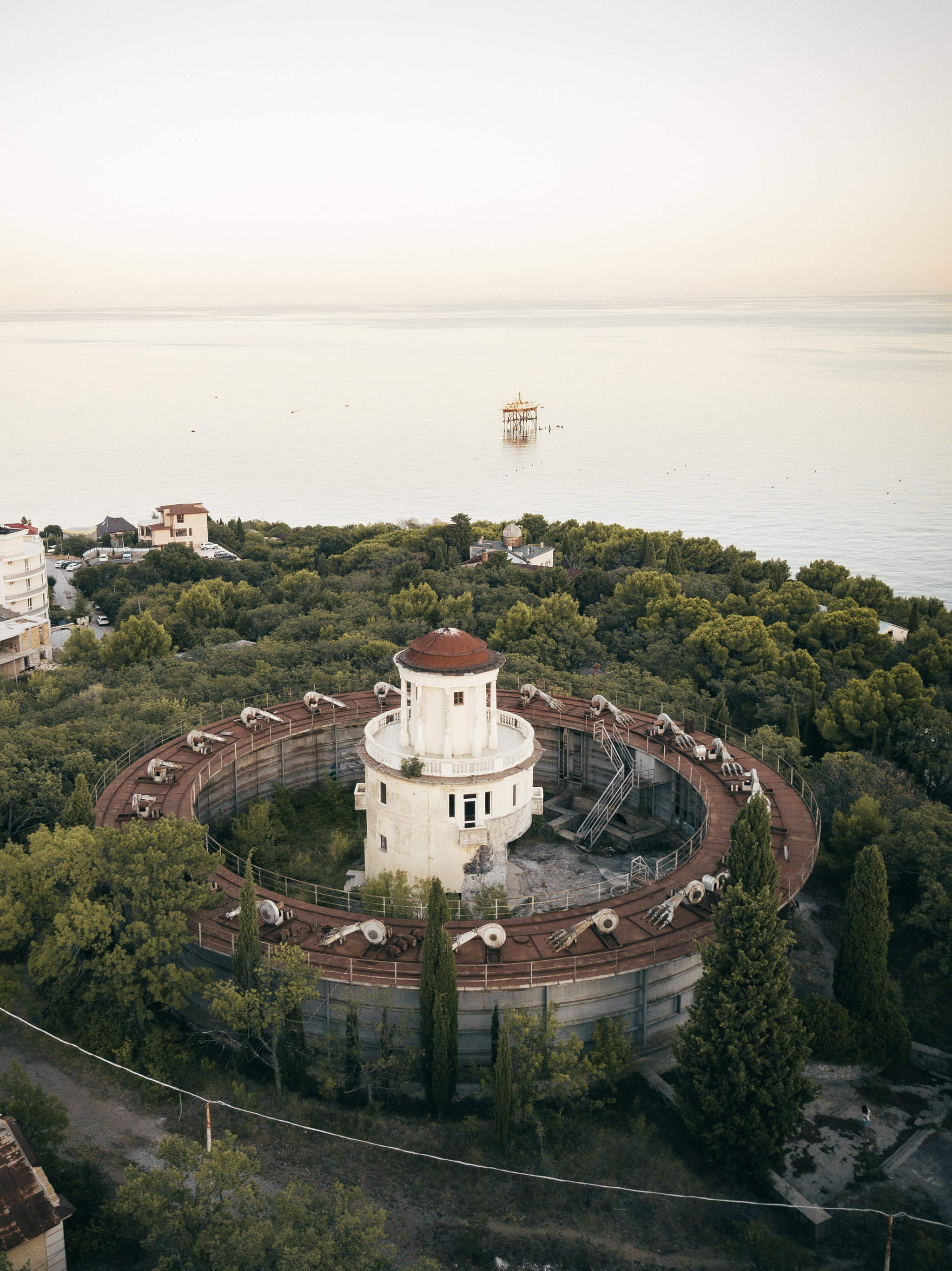 What the abandoned Storm Pool in Crimea looks like now | The history of the station where the “Voice of the Sea” was heard - My, Abandoned, Local history, sights, Urbanfact, Urbanphoto, Crimea, Katsiveli, Soviet, Travel across Russia, Longpost