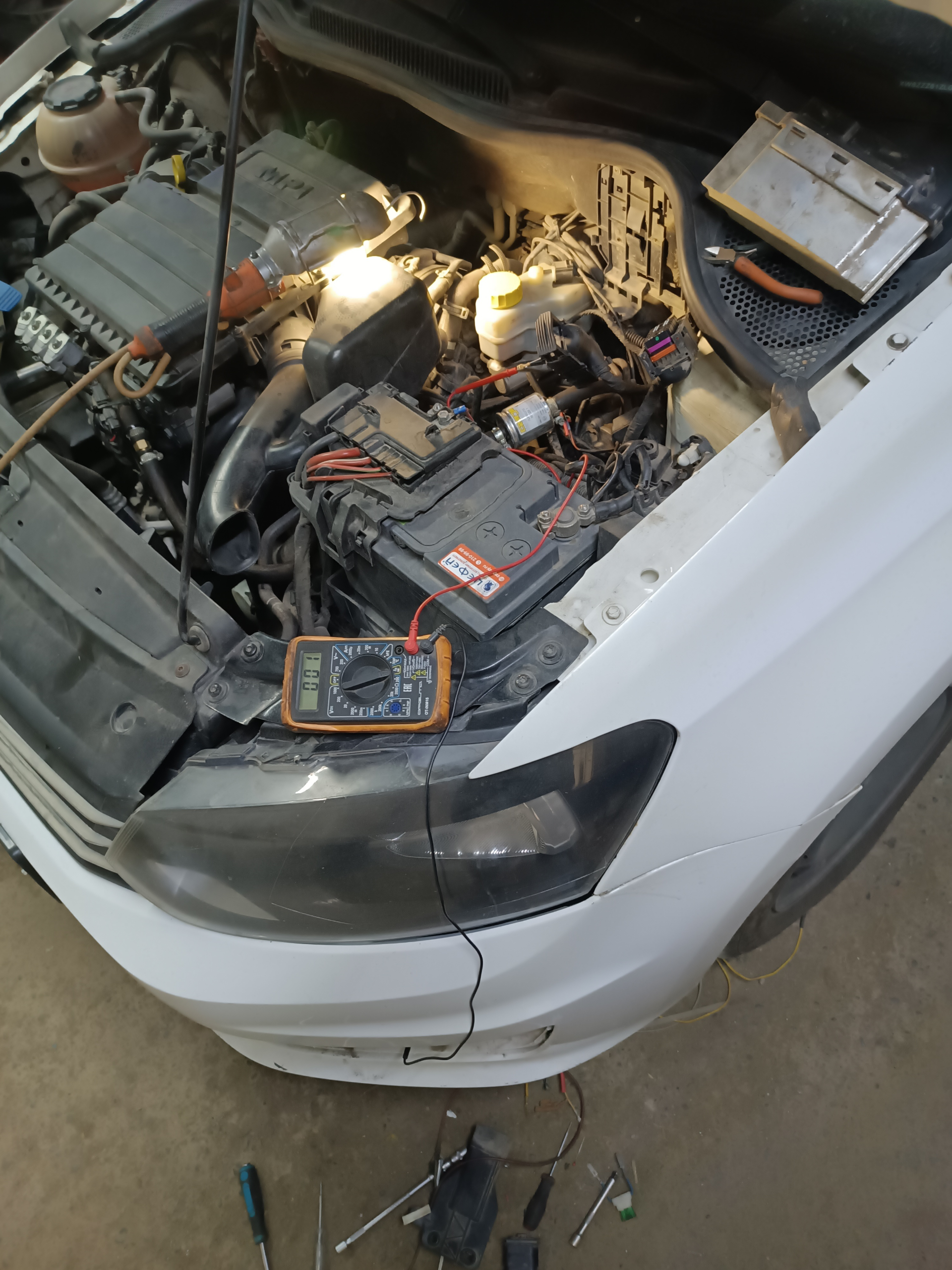 Volkswagen Polo: fan does not turn on - My, Auto, Car service, Auto repair, Auto electrician, Volkswagen, Volkswagen Polo, Fan, Longpost