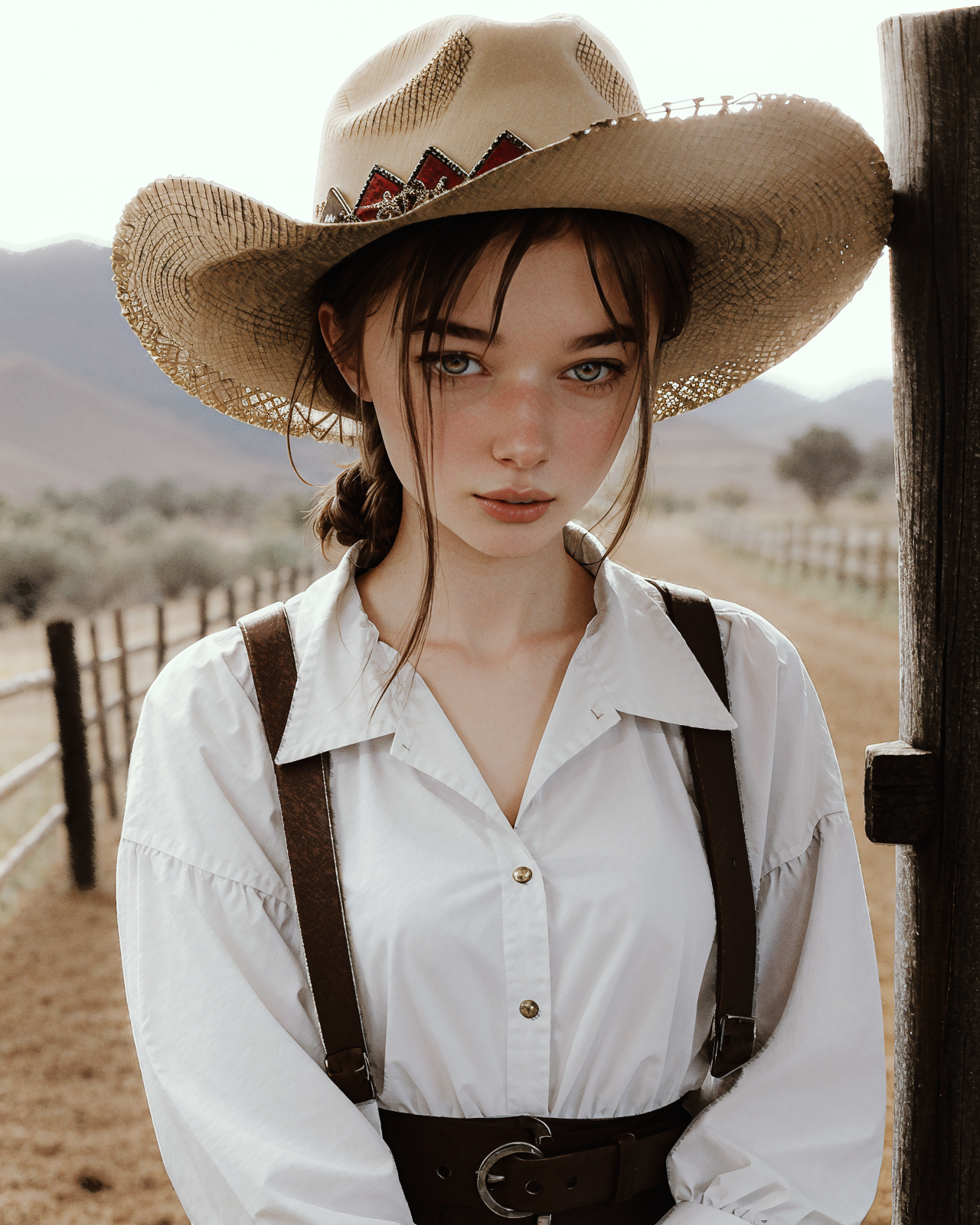 Cowgirl - My, Neural network art, Cowboys, Girls, Longpost