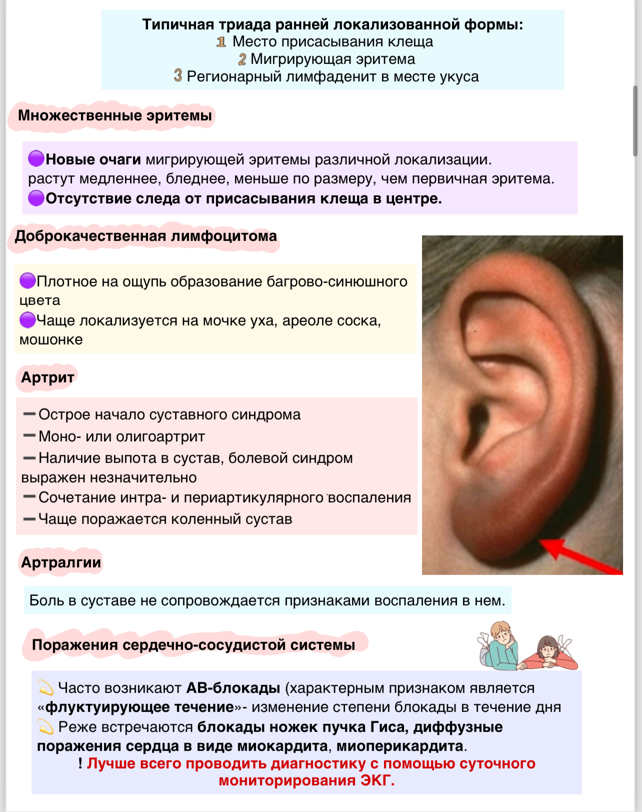 Клещевые инфекции - Медицина, Конспект, Без рейтинга, Шпаргалка, Длиннопост