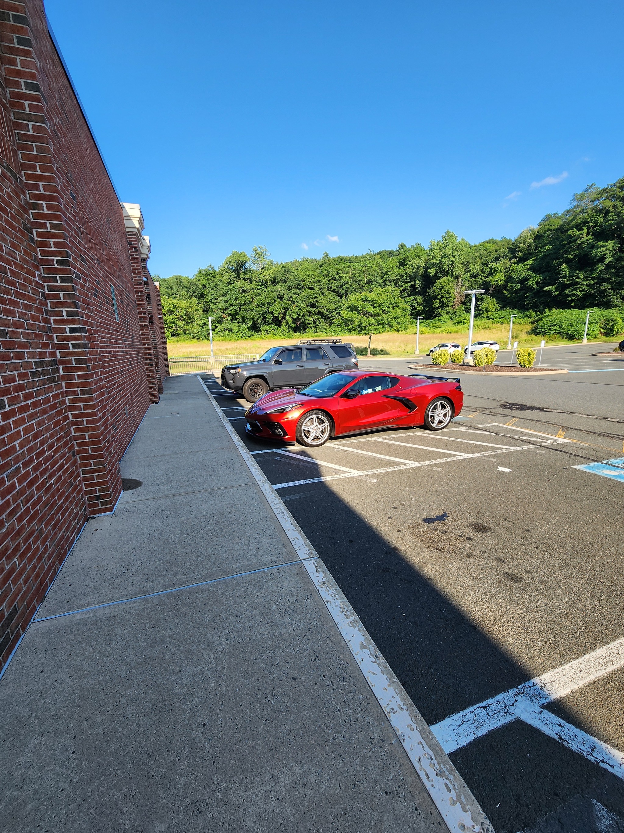 Parking for disabled people in America - My, Parking, The americans, Car, Places for the disabled, Longpost, Street photography