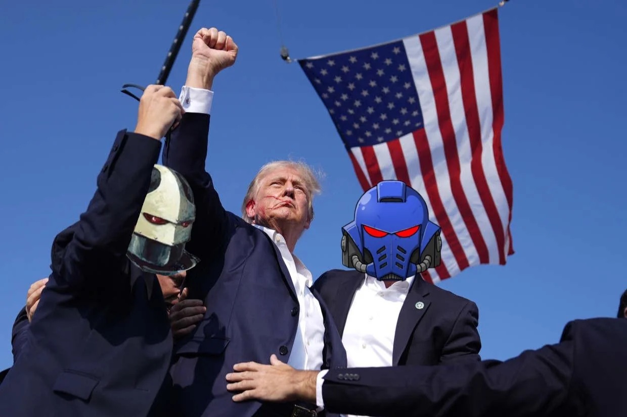 The wounded Emperor is escorted to Terra after defeating Horus. - Warhammer 40k, Politics, Donald Trump, Emperor of Humanity, Warhammer 30k, Post #11600482