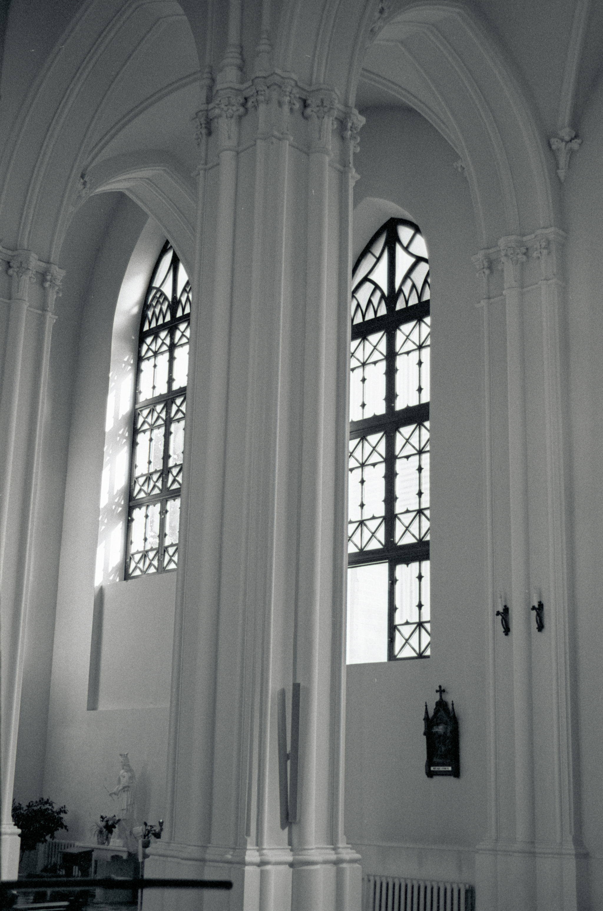 Temple of the Sacred Heart of Jesus (Samara) - My, The photo, Canon, Film, Black and White Film, Black and white photo, Temple, Longpost, Samara