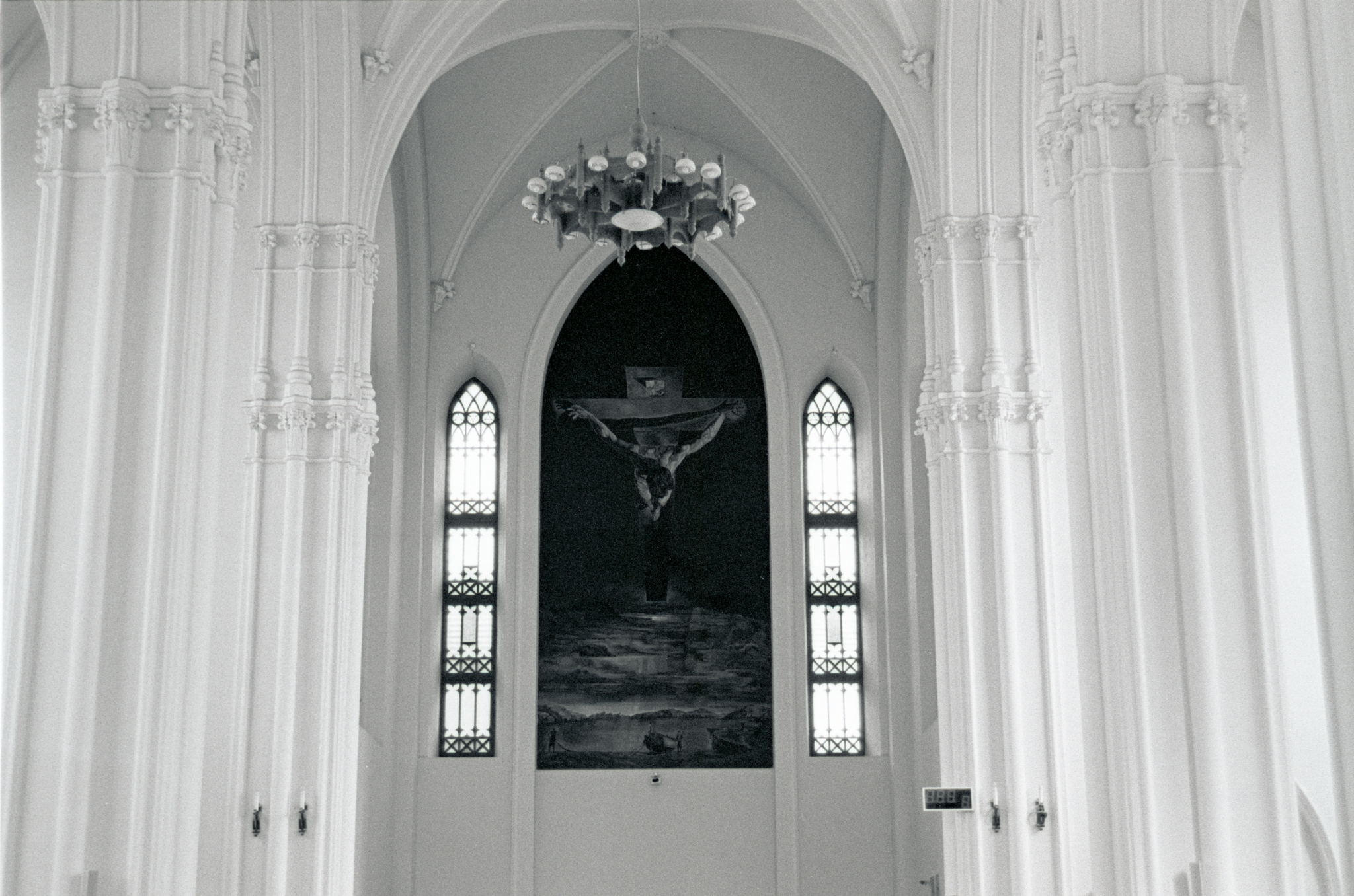 Temple of the Sacred Heart of Jesus (Samara) - My, The photo, Canon, Film, Black and White Film, Black and white photo, Temple, Longpost, Samara