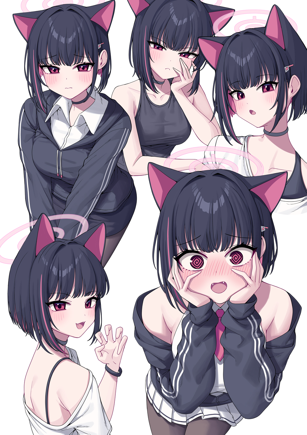 Choose your Case - Anime, Anime art, Blue archive, Kyouyama Kazusa, Animal ears, Neko