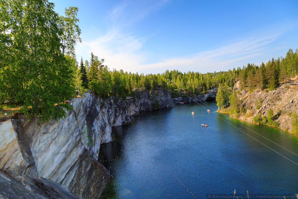 Mountain park Ruskeala part 1 - My, Карелия, Ruskeala, The nature of Russia, Longpost