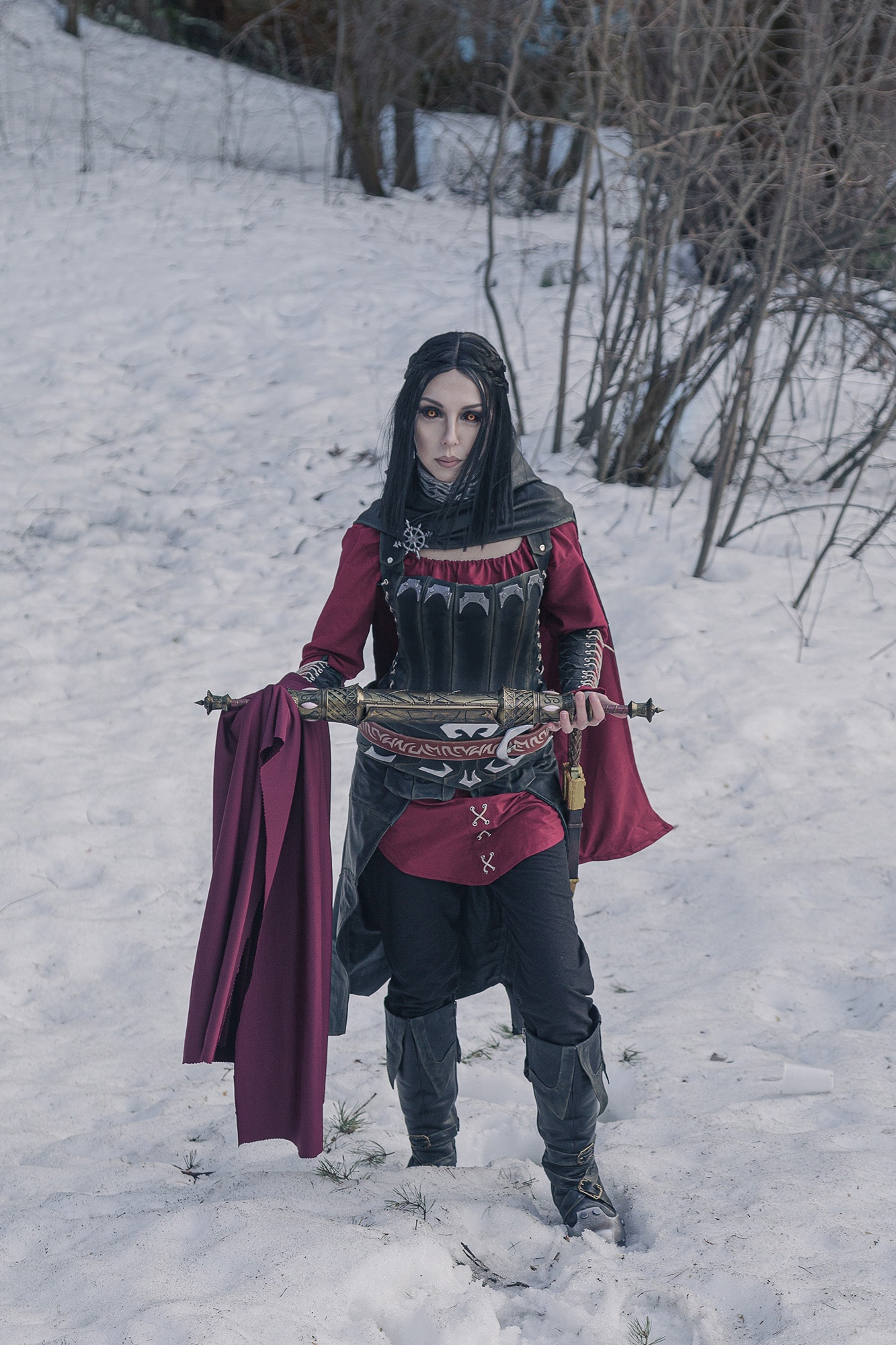 Hello Pikabu! - My, Cosplay, The Elder Scrolls V: Skyrim, Serana, Longpost, First post, The photo