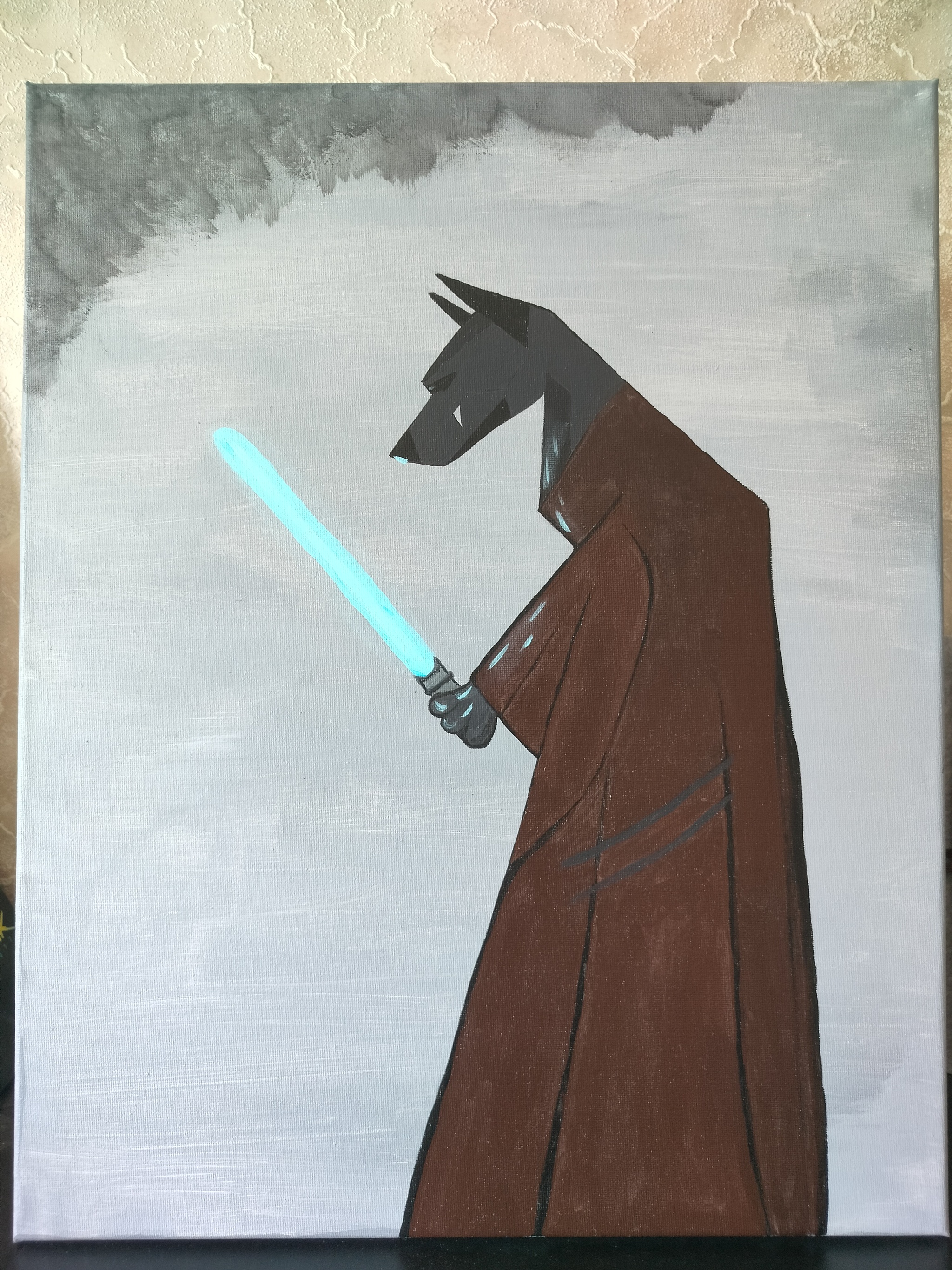 Jedi - My, Painting, Acrylic, Painting