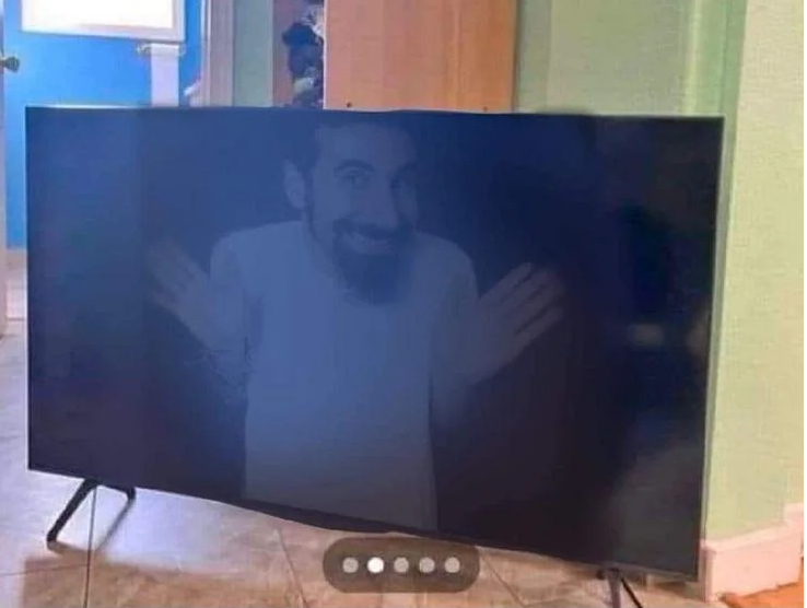 Selling TV for $150 - System of a Down, Lcd Display, Screen burnout, Humor, Chop Suey!, Sad humor