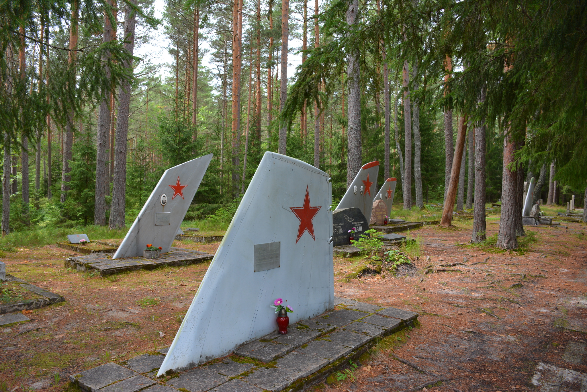 Unusual cemetery - My, Cemetery, Estonia, Grave, Pilots, The photo, Longpost