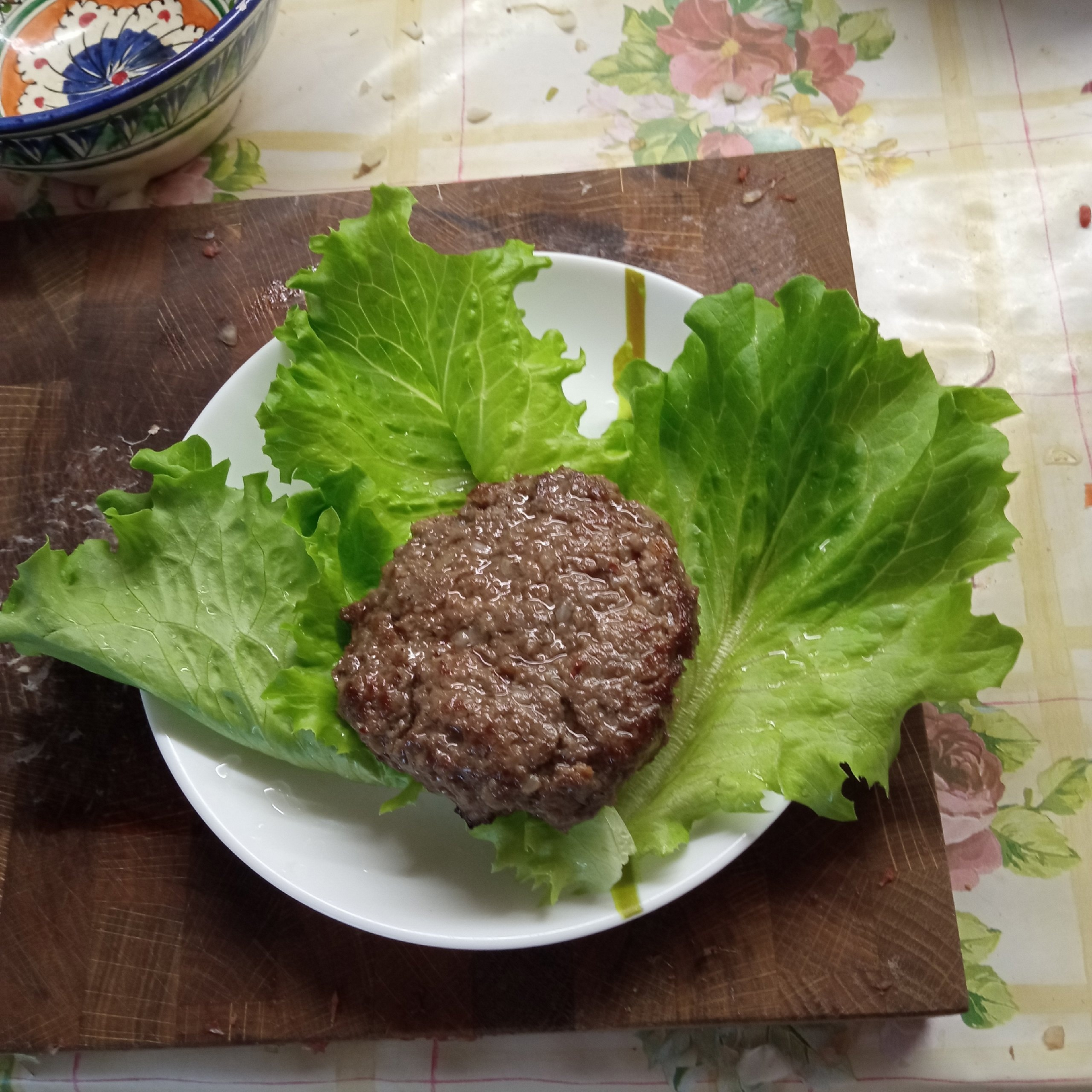 Chopped beefsteak with egg - My, Recipe, Men's cooking, Beef, Steak, Omelette, Longpost