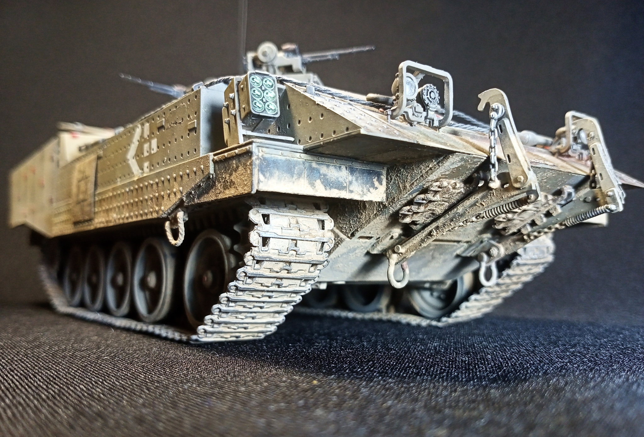 The cruel daughter of a tyrant. Achzarit Bet - My, Modeling, Stand modeling, Prefabricated model, Hobby, Miniature, With your own hands, Needlework without process, Scale model, Collecting, Armored vehicles, Military equipment, Technics, Israel, Arab-Israeli Wars, Tsakhal, Collection, History (science), Armored personnel carrier, Military history, Armament, Video, Longpost