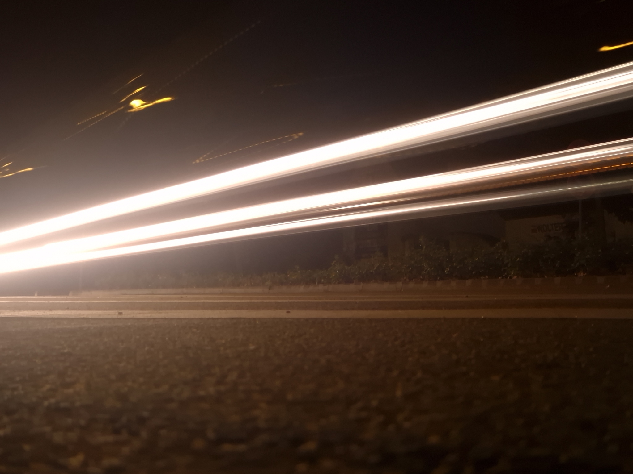 Night Lights - My, Mobile photography, Long exposure, Night shooting, Longpost, Night city