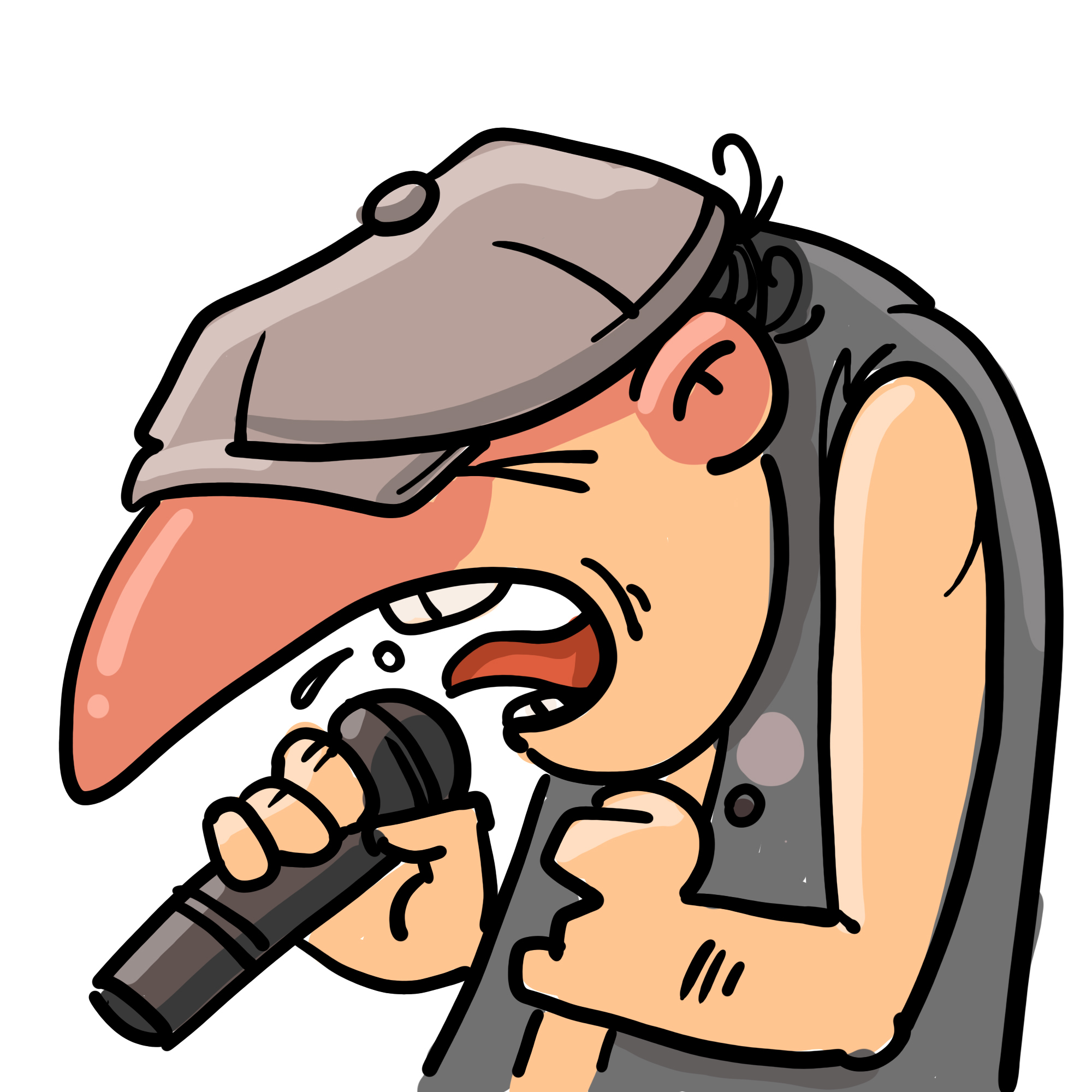 Brian Johnson - My, AC DC, Brian Johnson, Heavy metal, Cartoon