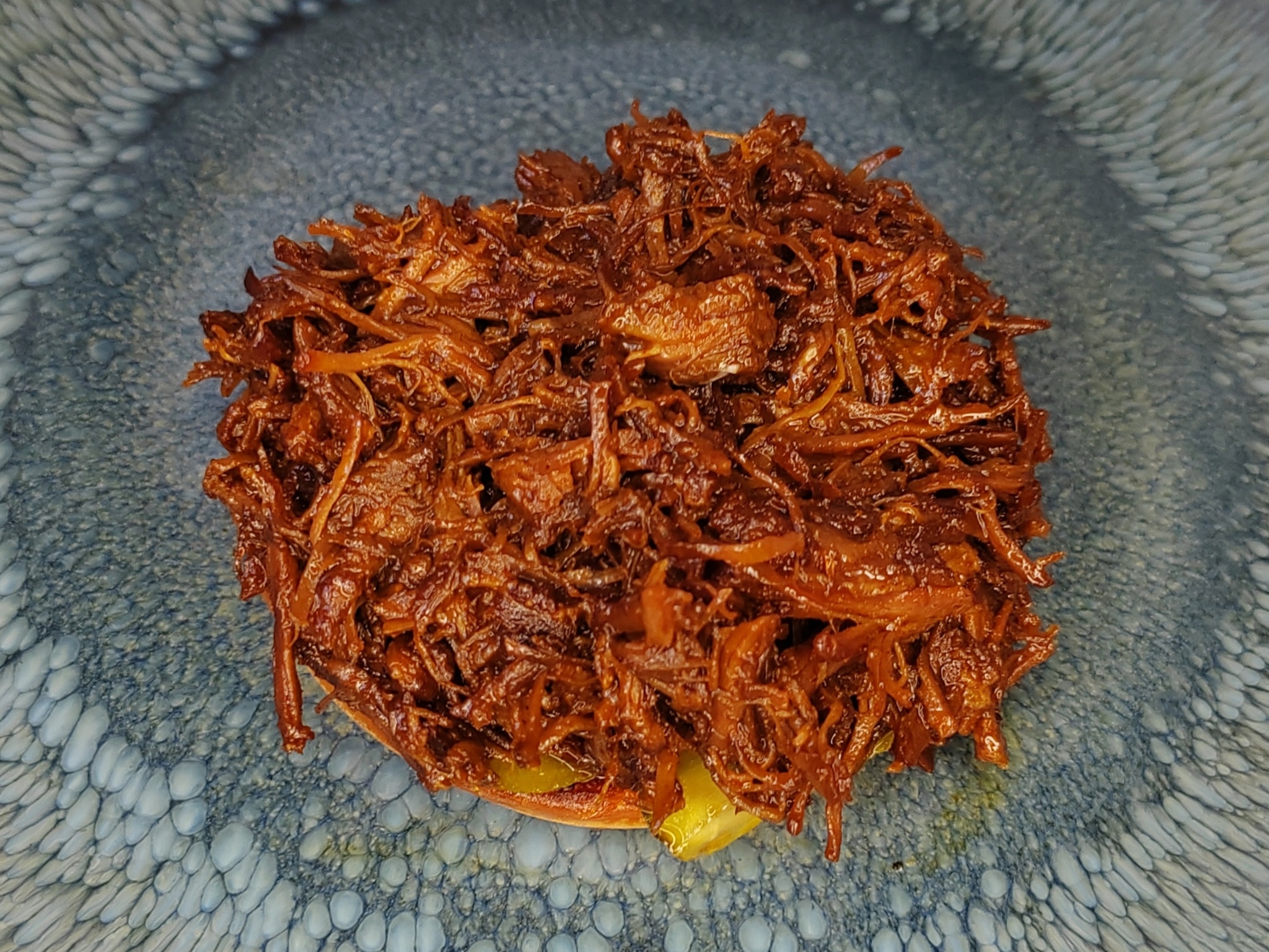 Pulled beef burger and coleslaw salad - My, Snack, Cooking, Recipe, Burger, Beef, American cuisine, Longpost, Food