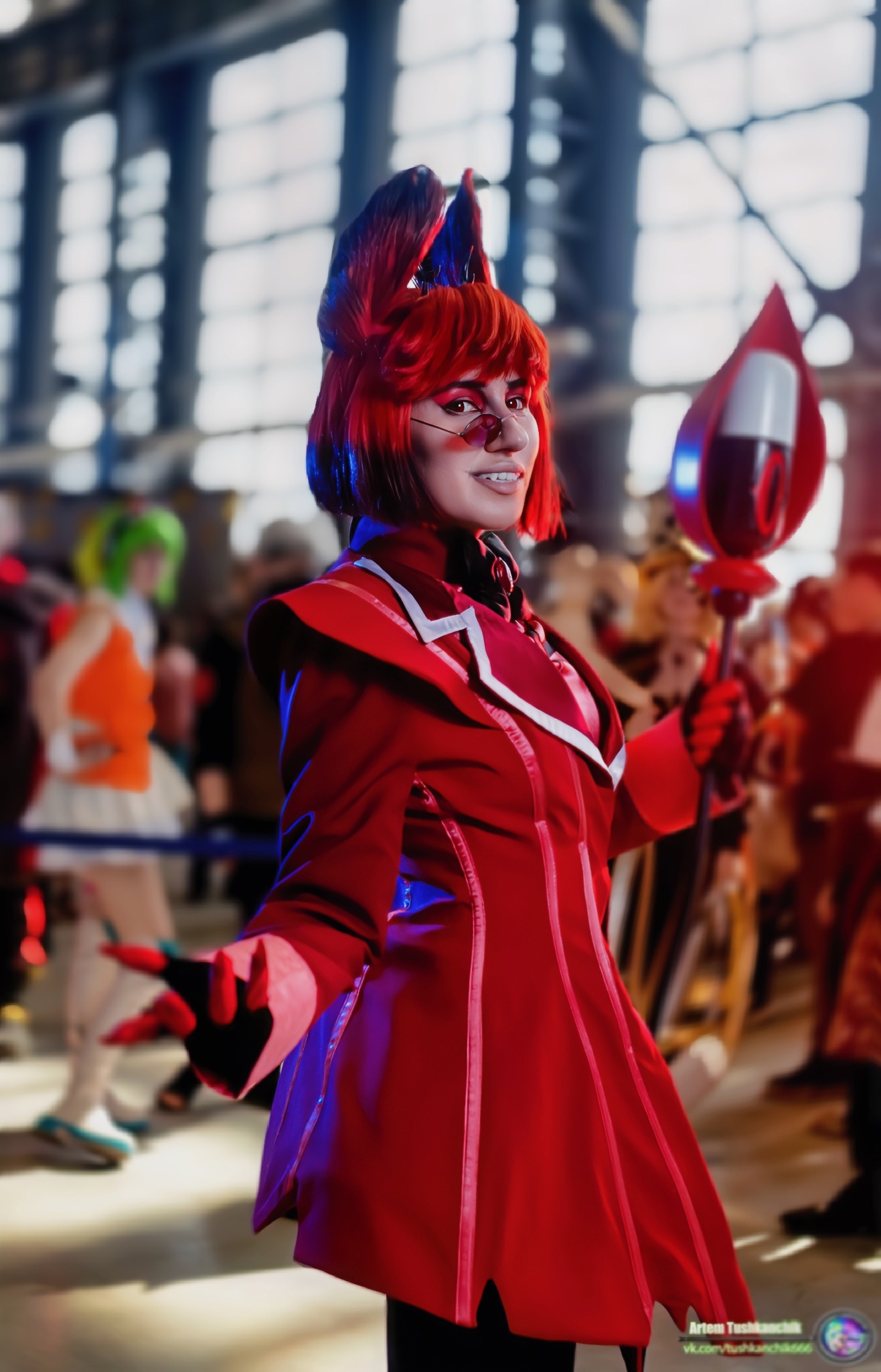 Vivid photos from EpicCon in St. Petersburg - My, Cosplay, Hazbin Hotel, Alastor, Longpost, The photo