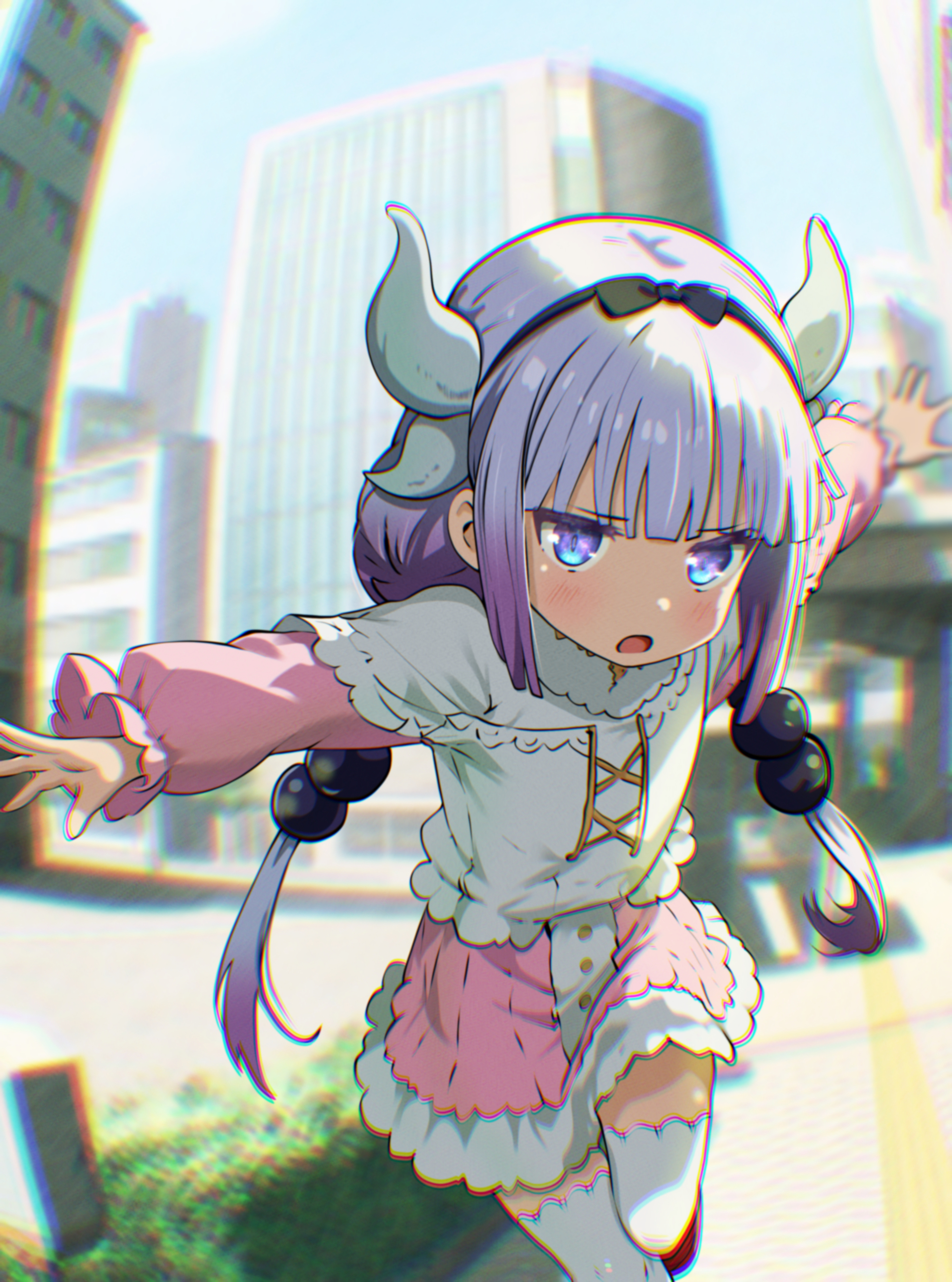 Canna - Anime, Anime art, Kobayashi-san chi no maidragon, Kanna kamui