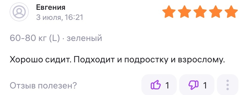 Это же спасательный жилет с прямой функцией - Моё, Отзыв, Спасательный жилет, Скриншот