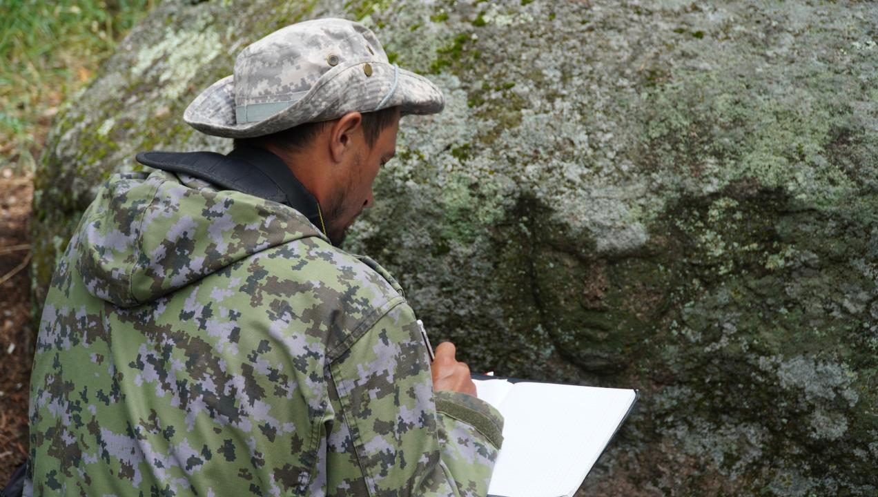 An archaeological artifact was discovered by employees of the Emergency Situations Department in Kazakhstan. - Archeology, Ancient artifacts, Face, Kazakhstan