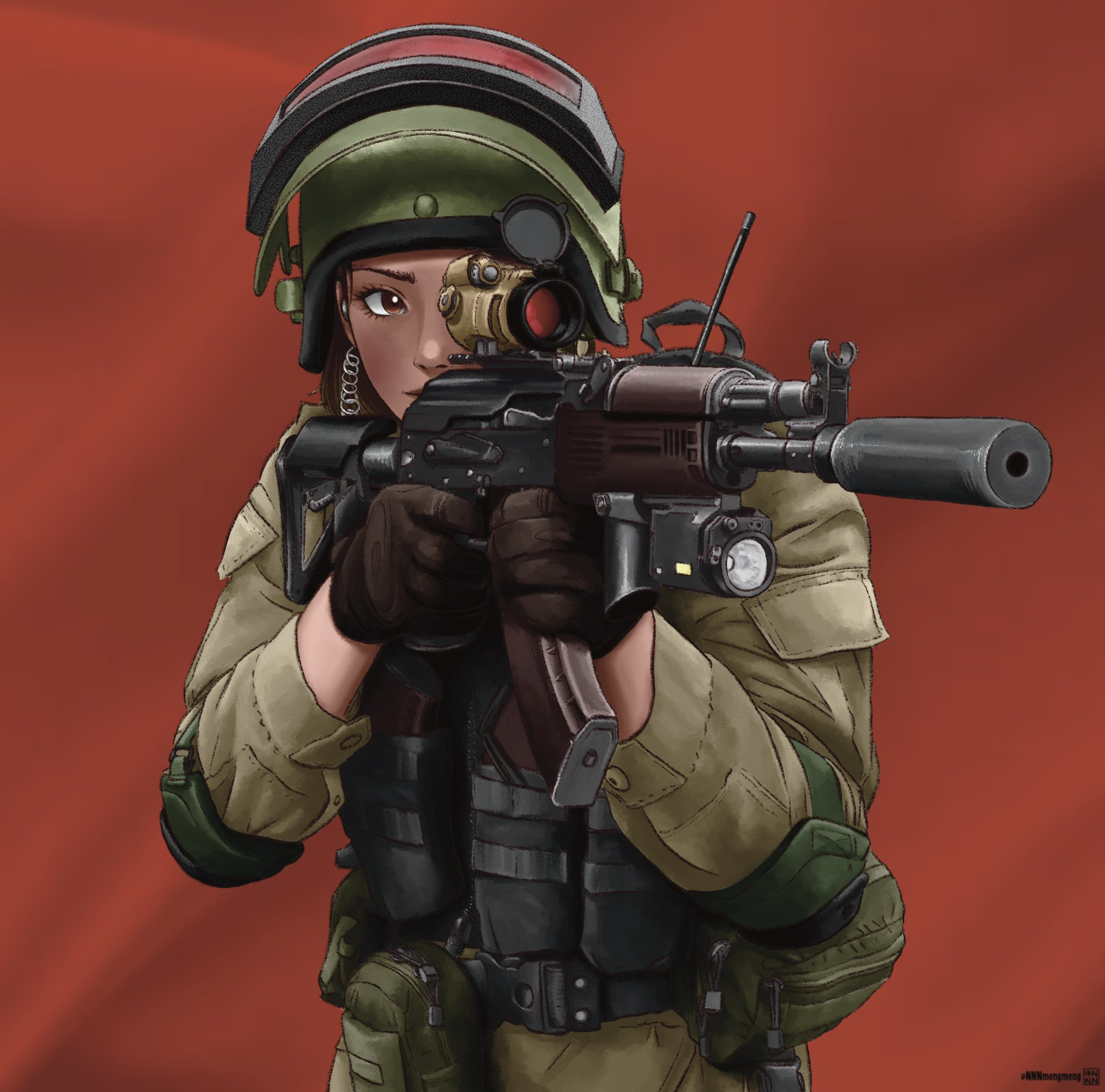 Continuation of the post “Russian anime battalion from Railsovod” - Anime, Art, Russia, Army, Longpost, VKontakte (link), Girls, Politics, Rule 63, Reply to post