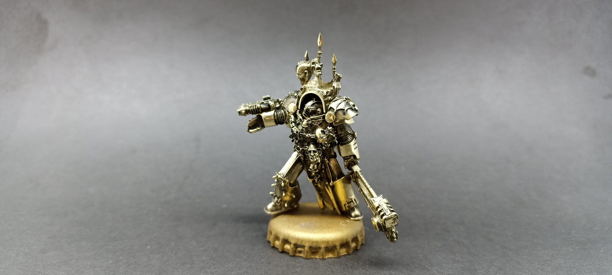 Warhammer 40K. Terminators are the lords of the night. Artistic metal casting. Material Bronze - Artistic casting, Warhammer 40k, Adeptus Astartes, Caster, Warhammer, Chaos dreadnought, Master, Characters (edit), Casting, Metal Casting, Longpost, Needlework without process, Bronze, Night lords, VKontakte (link), YouTube (link)