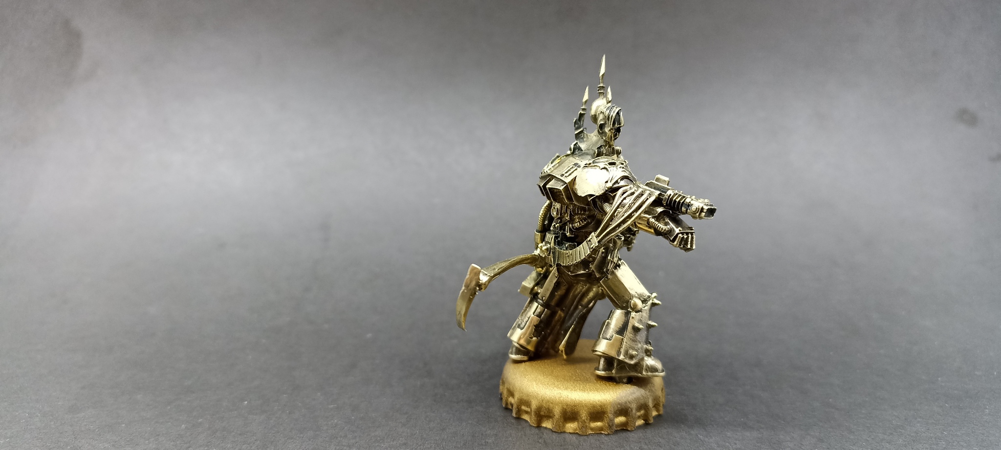 Warhammer 40K. Terminators are the lords of the night. Artistic metal casting. Material Bronze - Artistic casting, Warhammer 40k, Adeptus Astartes, Caster, Warhammer, Chaos dreadnought, Master, Characters (edit), Casting, Metal Casting, Longpost, Needlework without process, Bronze, Night lords, VKontakte (link), YouTube (link)