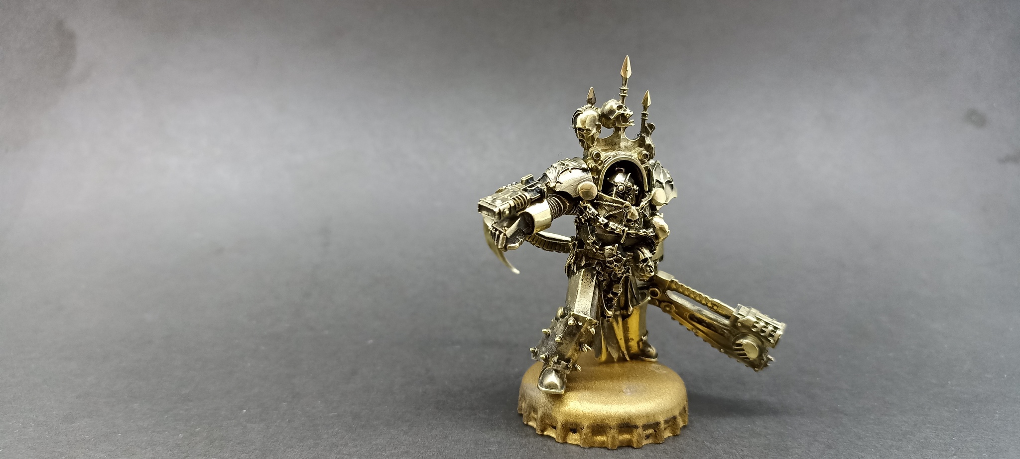 Warhammer 40K. Terminators are the lords of the night. Artistic metal casting. Material Bronze - Artistic casting, Warhammer 40k, Adeptus Astartes, Caster, Warhammer, Chaos dreadnought, Master, Characters (edit), Casting, Metal Casting, Longpost, Needlework without process, Bronze, Night lords, VKontakte (link), YouTube (link)