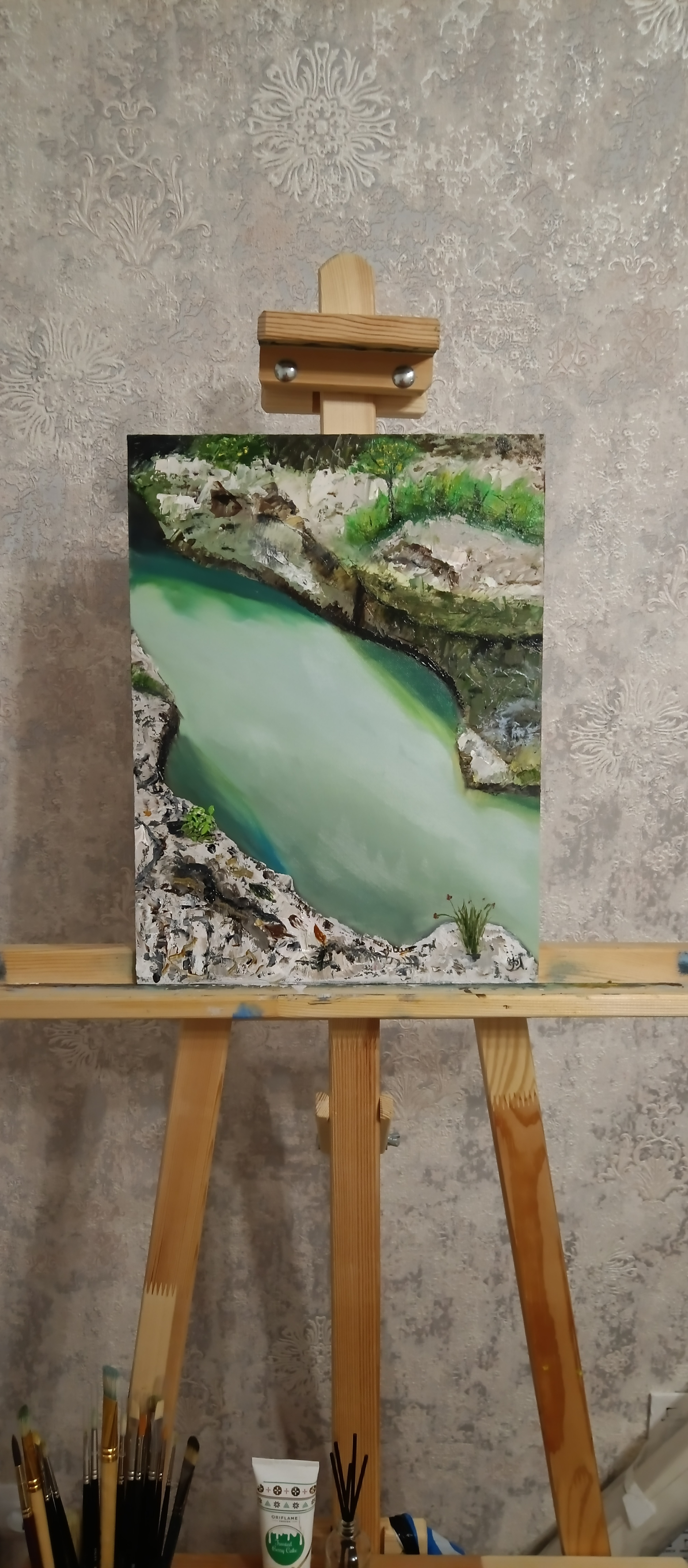 Not an artist. My oil paintings - My, Oil painting, Butter, Painting, Hobby, Enthusiasm, Nature, The nature of Russia, Landscape, Canvas, Drawing, Painting, Magnitogorsk, The mountains, Lake, Tree, The Dragon, Eyes, Entertainment, Creation, Longpost