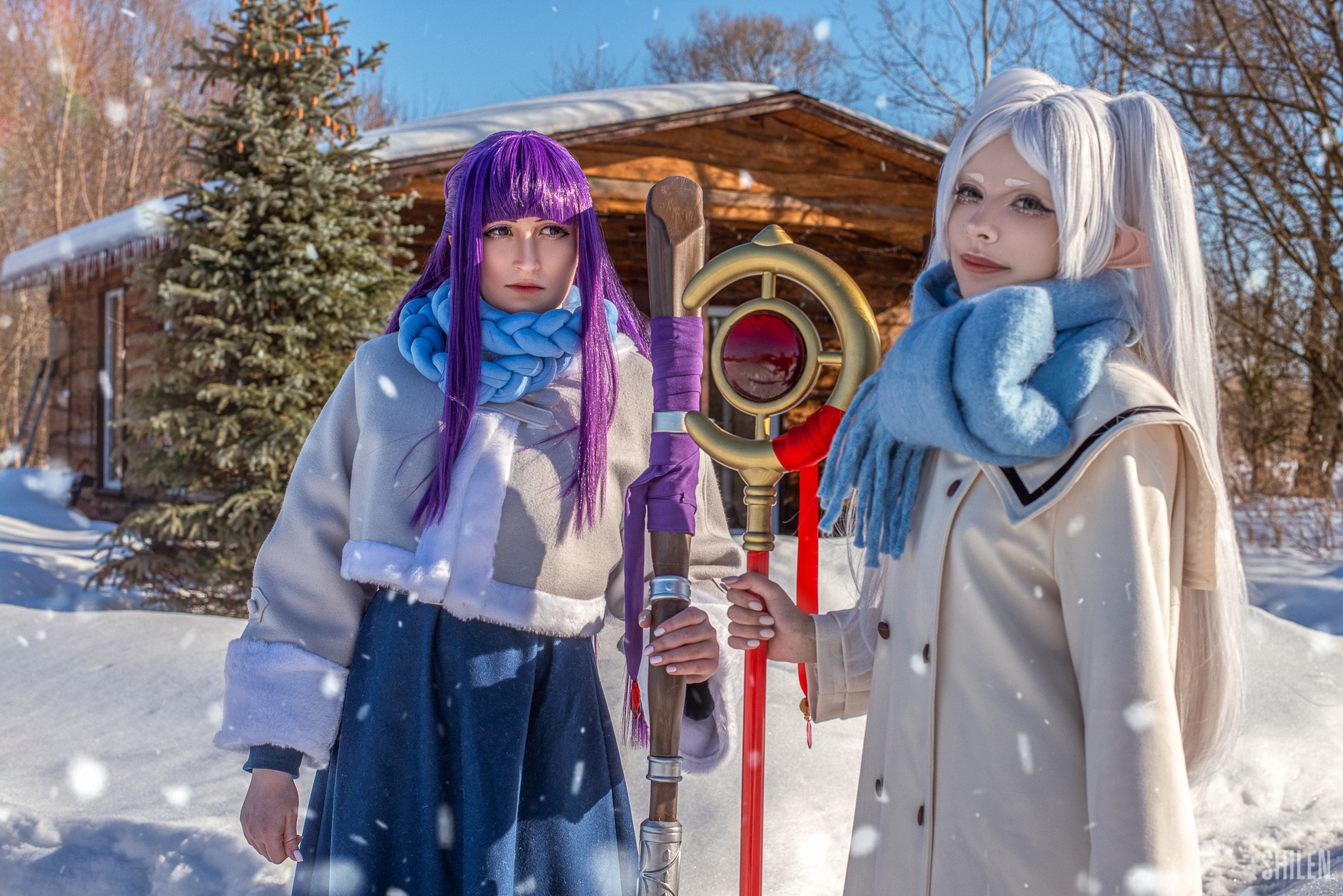 Cosplay Freeren and Fern - My, Cosplay, Sousou no Frieren, Fern, Frieren, The photo