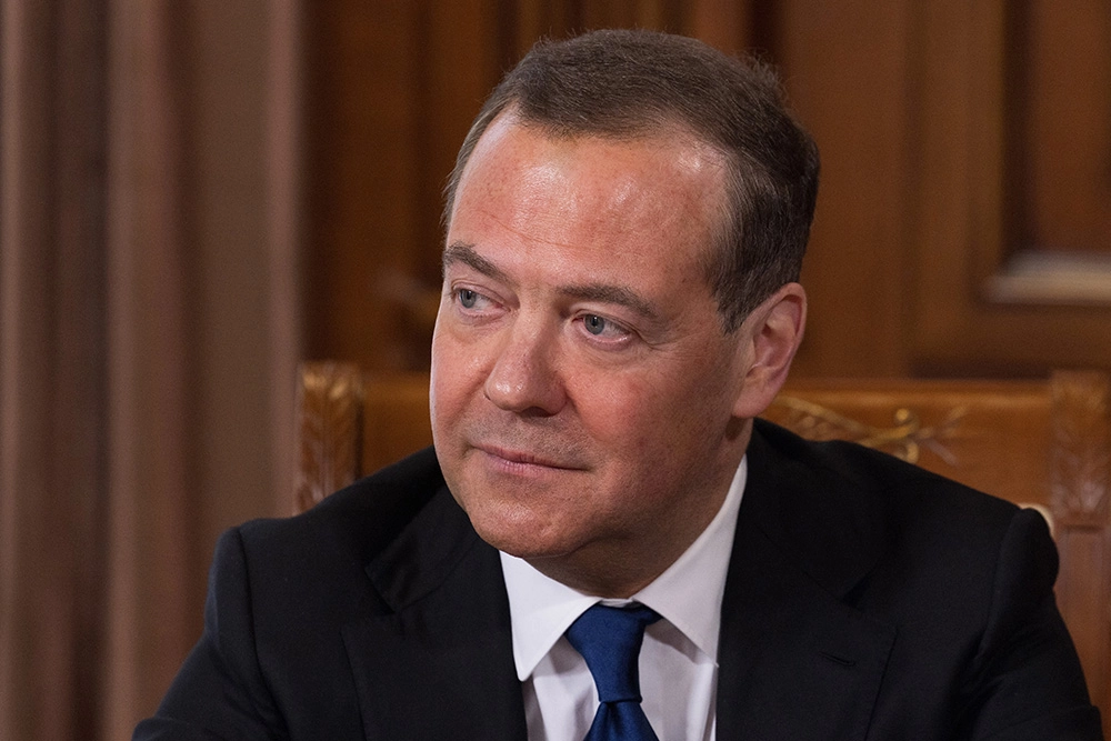 “The order of the West is a scam.” Medvedev gave an exclusive interview to AiF - Politics, Media and press, news, Dmitry Medvedev, Arguments and Facts, GIF, Longpost