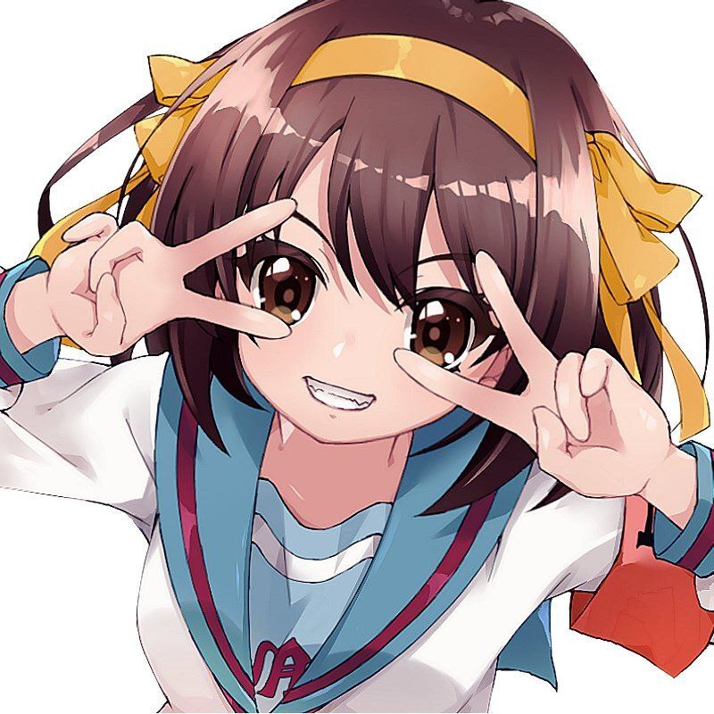 Харухи - Аниме, Anime Art, Suzumiya Haruhi no Yuuutsu, Suzumiya Haruhi