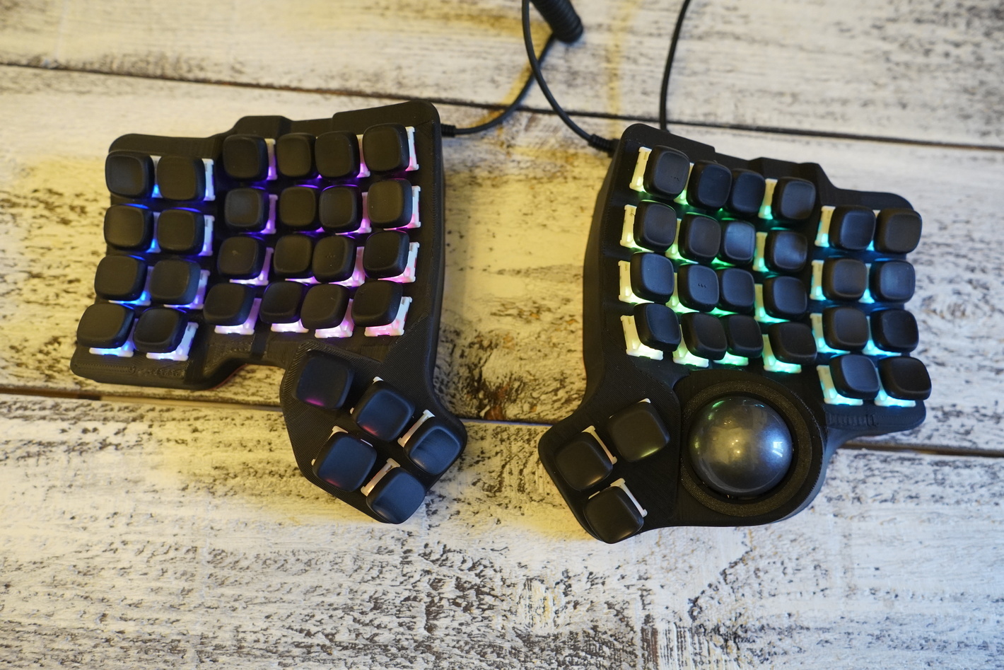 Split keyboard - My, Hobby, Accessories, Keyboard, Ergonomics, Workplace