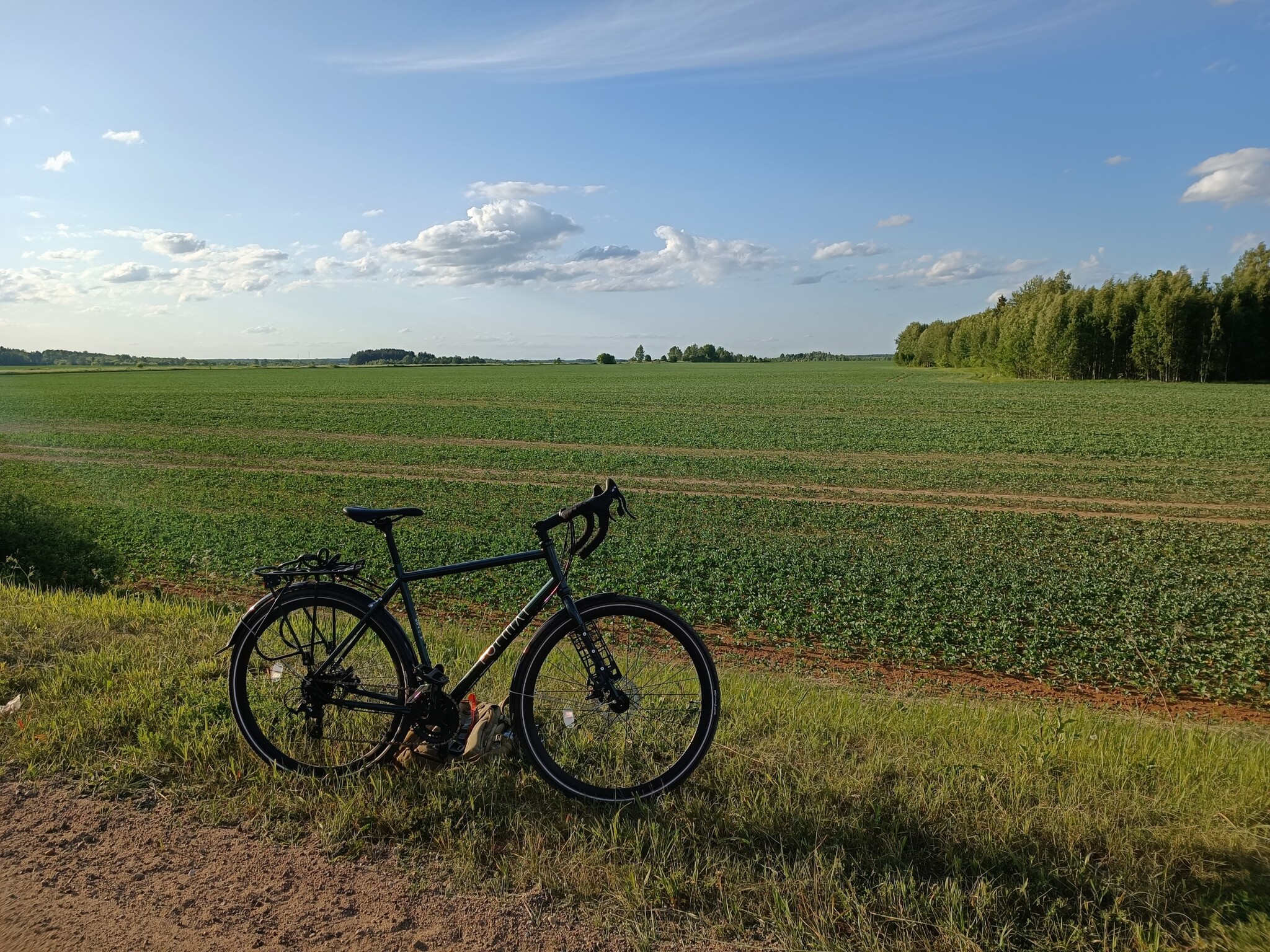 On vacation by bike part 1 background - My, A bike, Travels, Format, Longpost