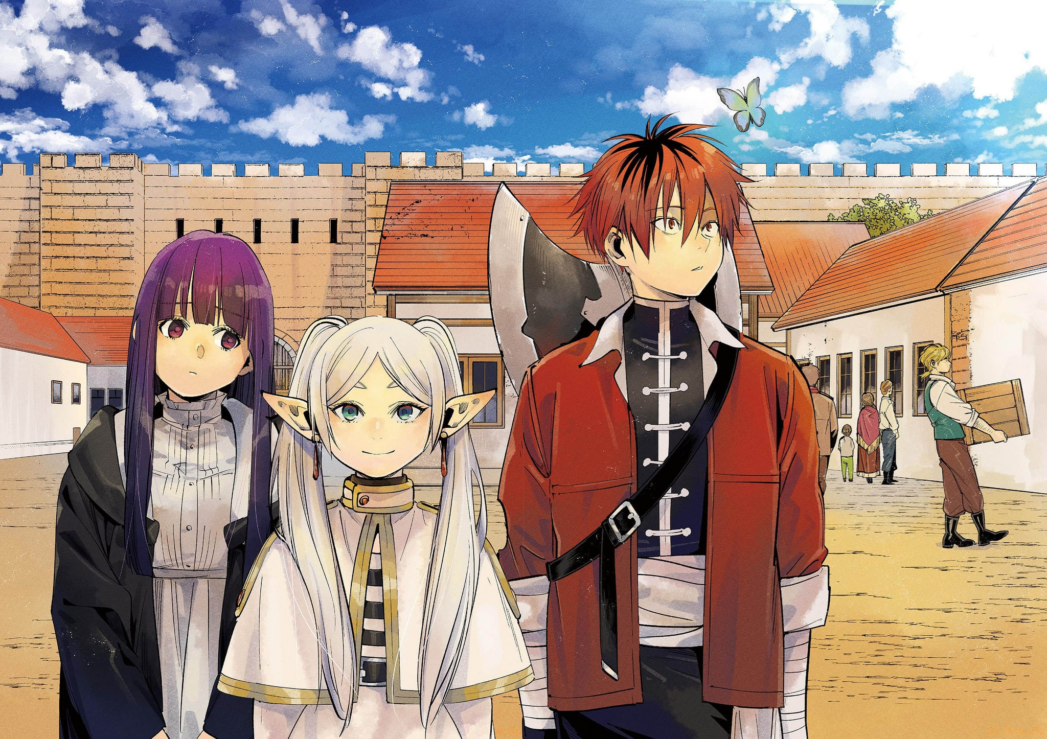 Travel further - Anime, Anime art, Fern, Frieren, Stark (Sousou no Frieren), Sousou no Frieren