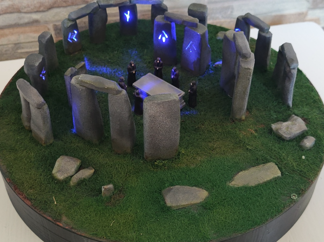 Secrets of Stonehenge - My, 3D печать, Magic, Mystic, Modeling, Video, Longpost, With your own hands, Needlework with process