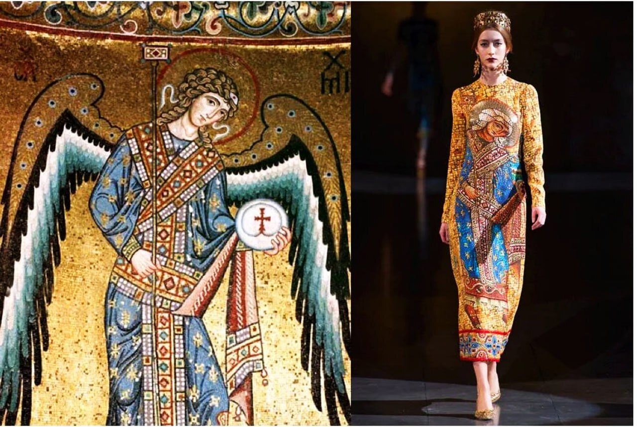 “Byzantine collection” Dolce & Gabbana, autumn-winter 2013/14 - Museum, beauty, Fashion, Style, Byzantium, Telegram (link), Longpost