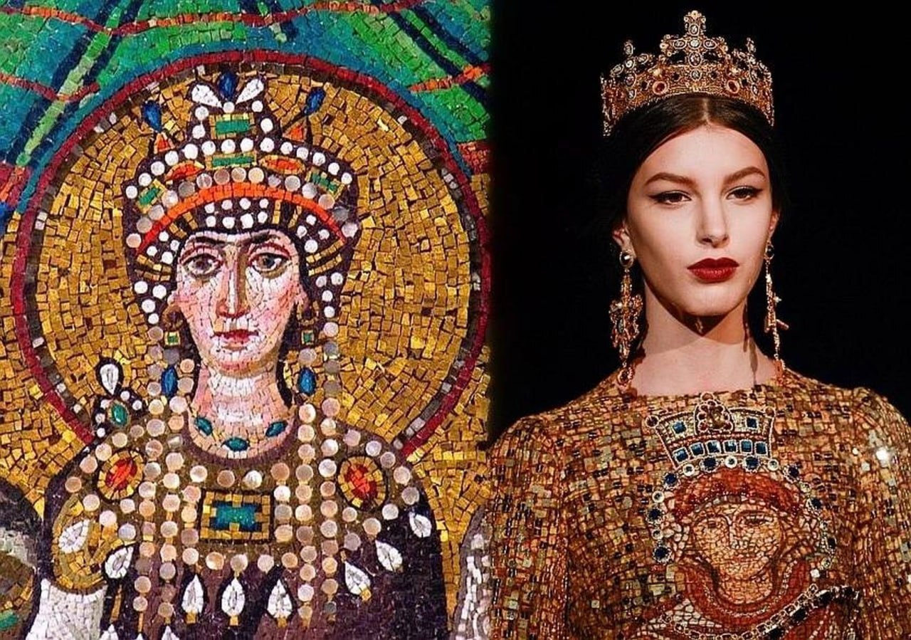 “Byzantine collection” Dolce & Gabbana, autumn-winter 2013/14 - Museum, beauty, Fashion, Style, Byzantium, Telegram (link), Longpost