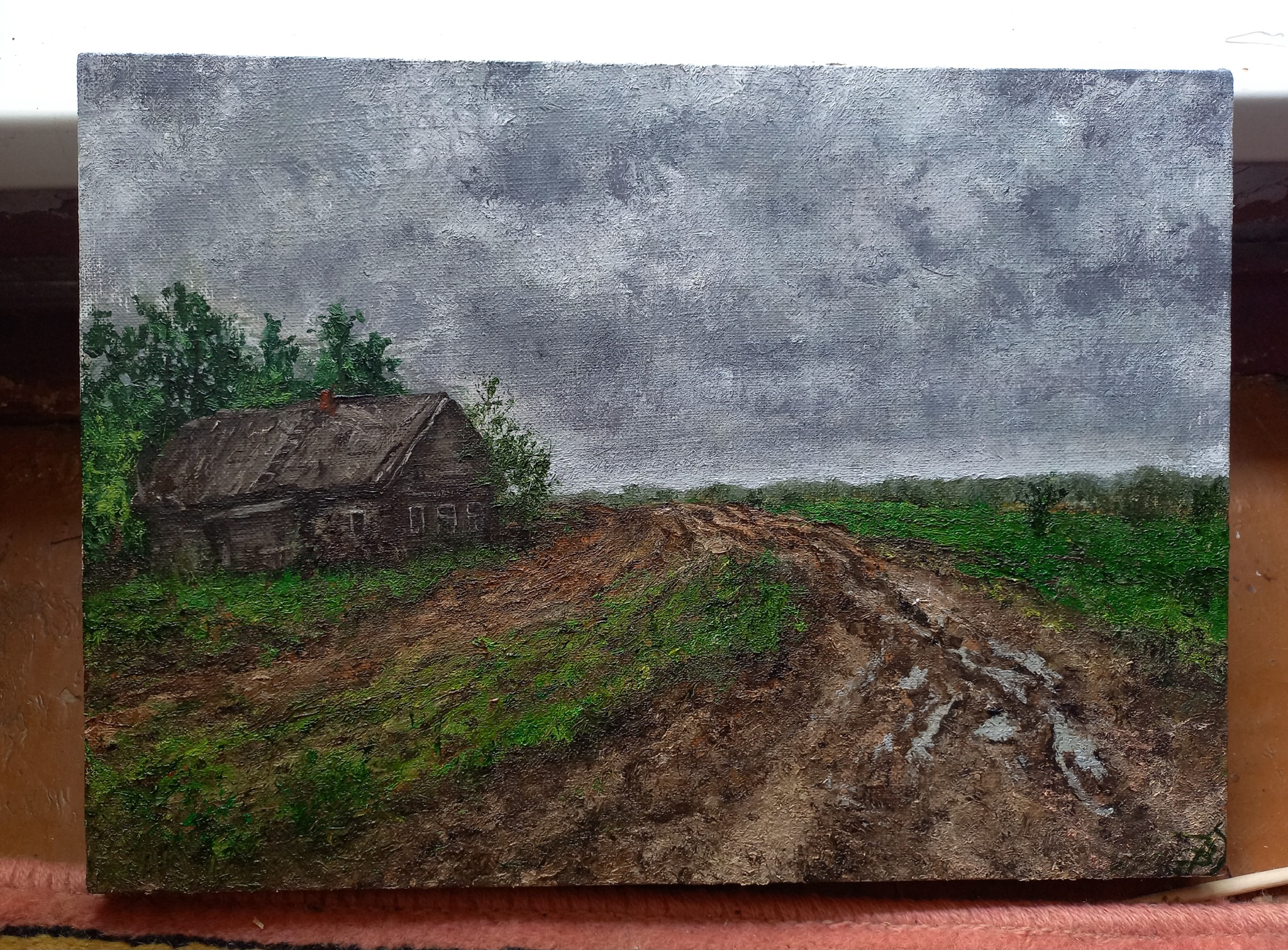 Selling paintings - My, Painting, Landscape, Dirt, Creation, Art, Presents, Handmade, Longpost