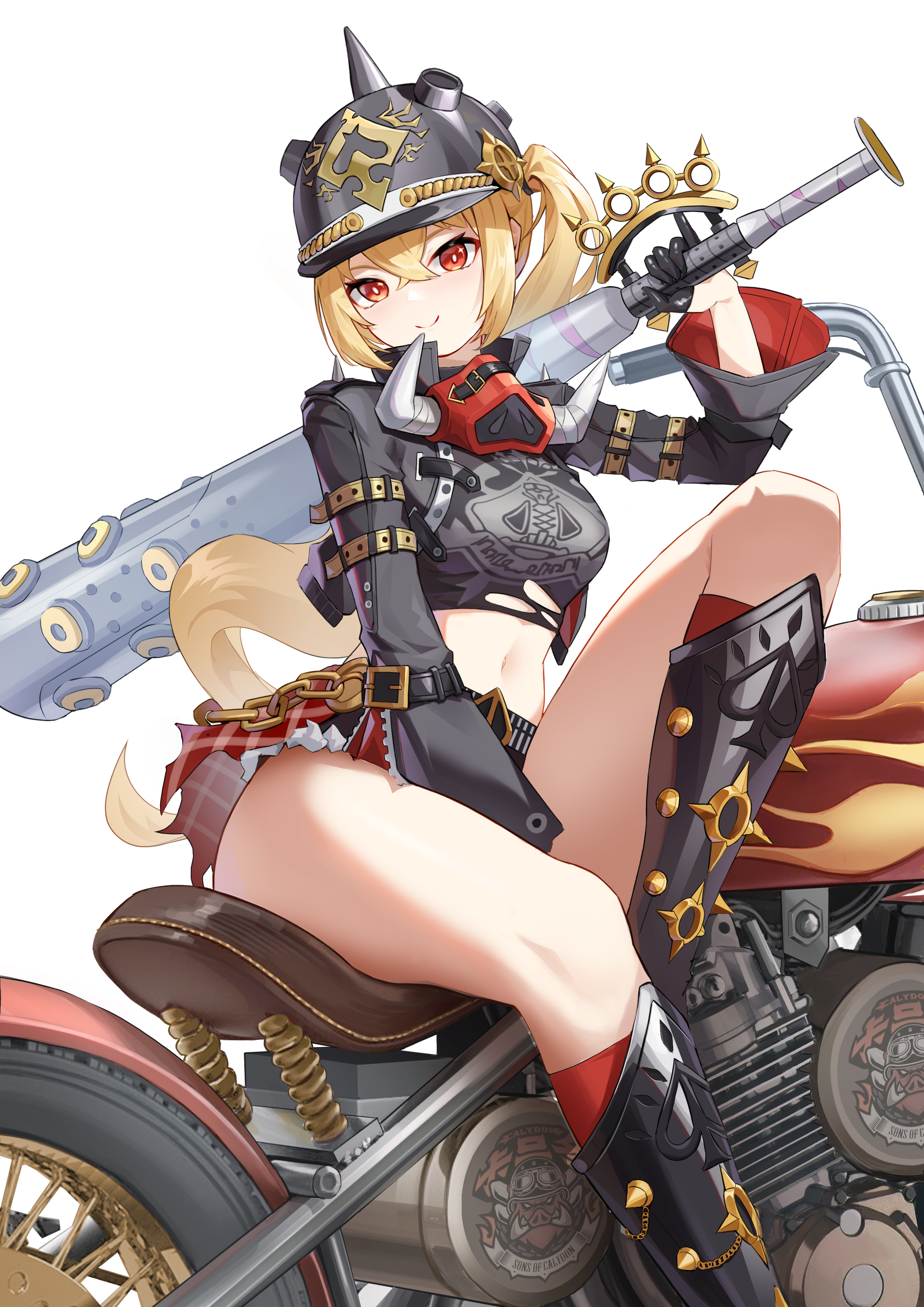 Lucy - Anime art, Anime, Girls, Games, Zenless Zone Zero, Lucy (Zenless Zone Zero), Motorcyclists