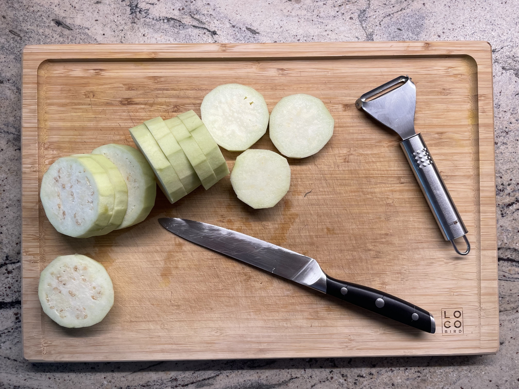 Inspired by the Canaries: eggplant and goat cheese - My, Eggplant, Goat cheese, Cheese, Baking, Dinner, In the oven, Just, Recipe, Food, Cooking, Men's cooking, Longpost