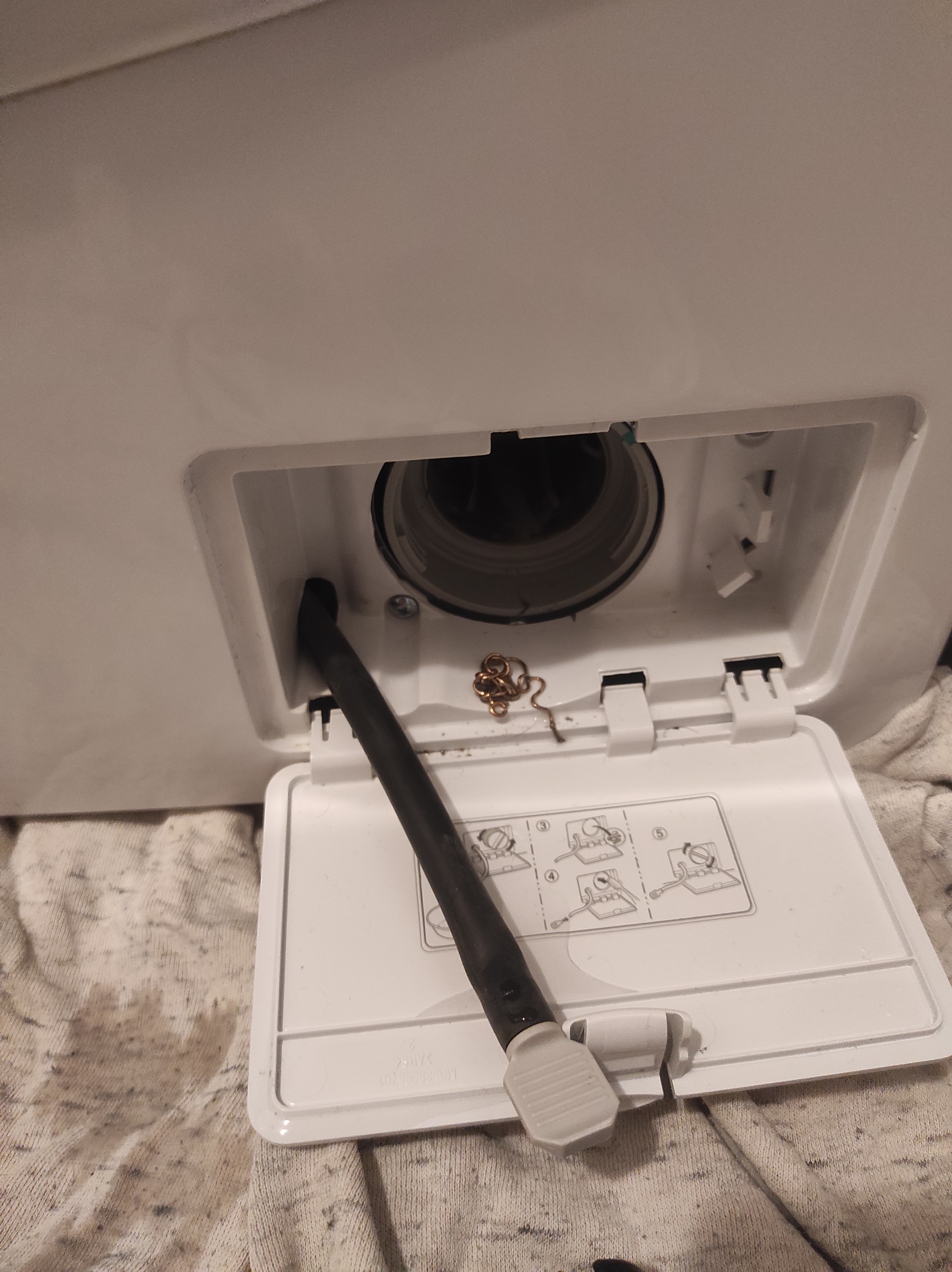 Reply to the post “How to properly clean the DRAIN FILTER in a washing machine” - Washing machine, Filter, Advice, Vertical video, Telegram (link), Reply to post